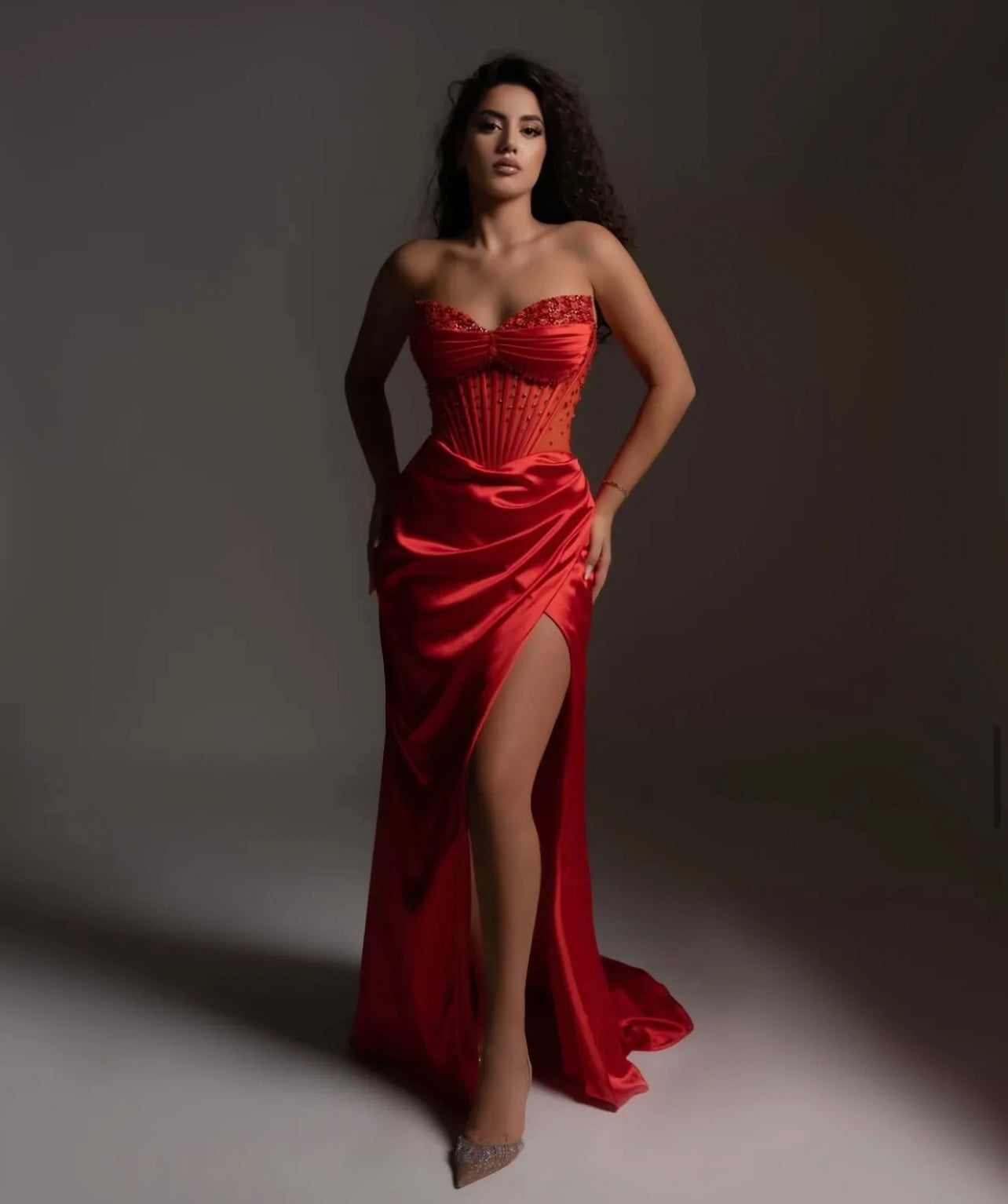 Robe de soirée 883002 rouge