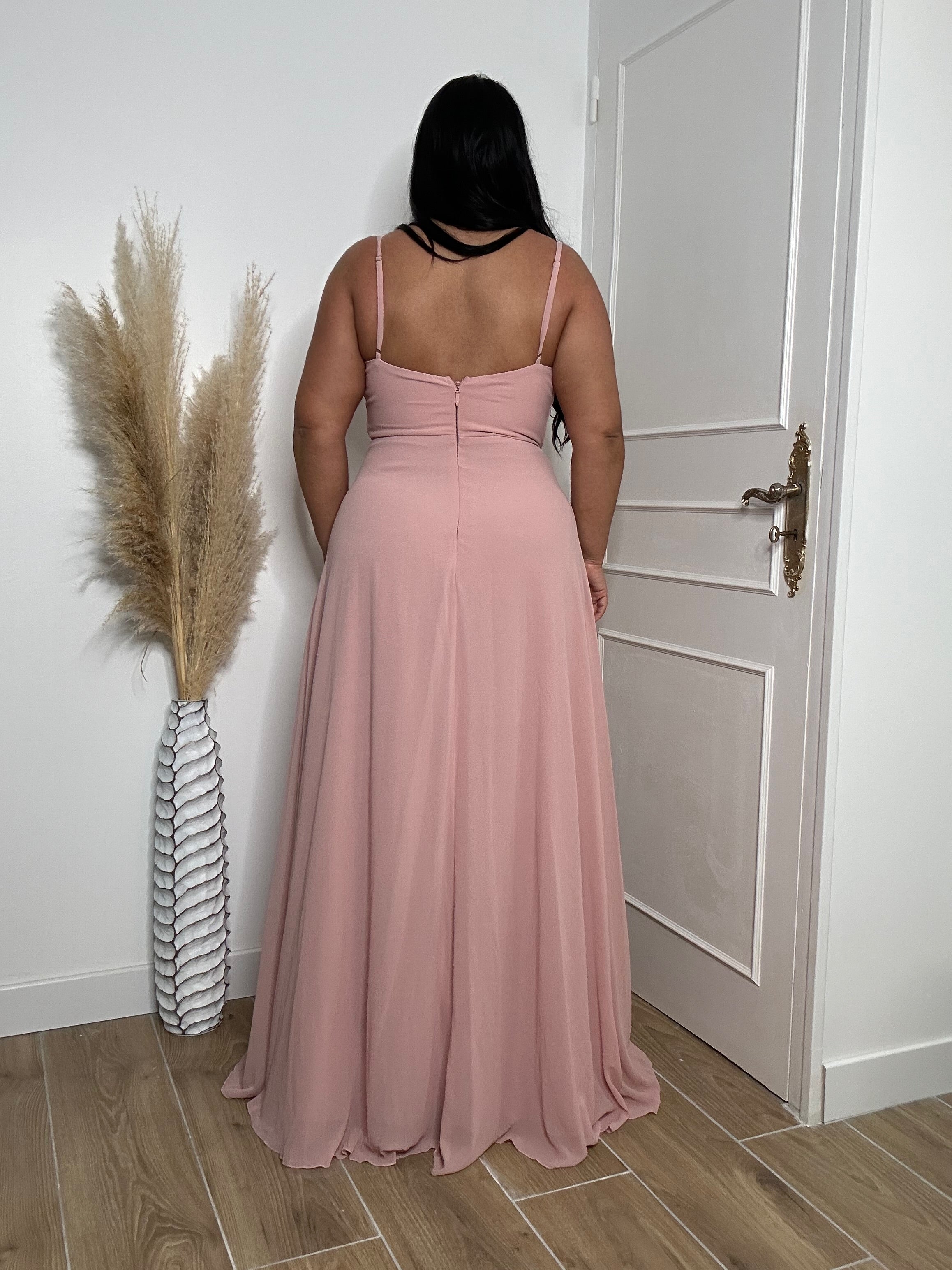 Robe de soirée 8969 vieux rose