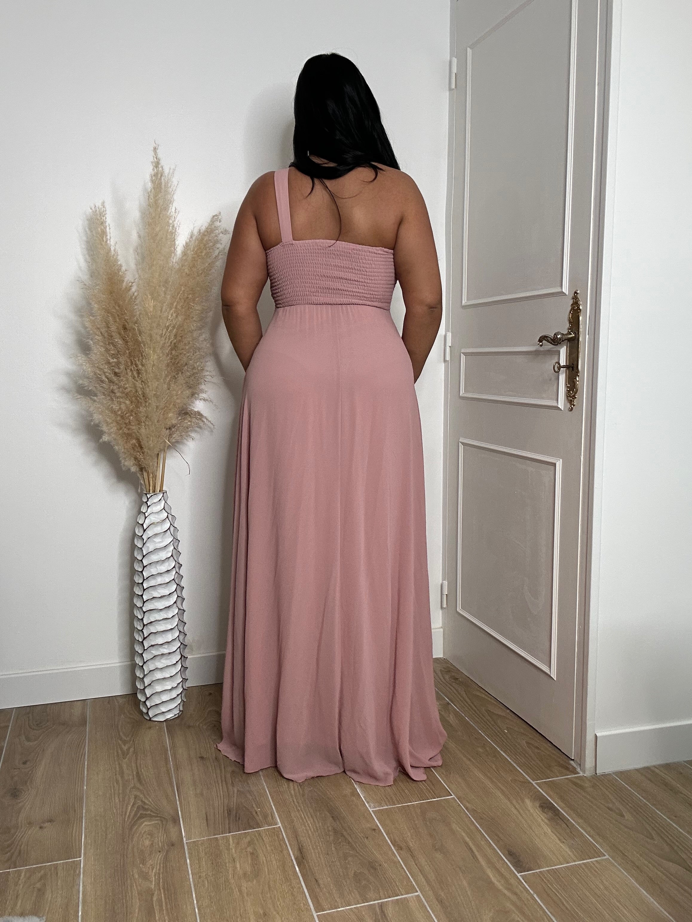 Robe de soirée 8962 vieux rose