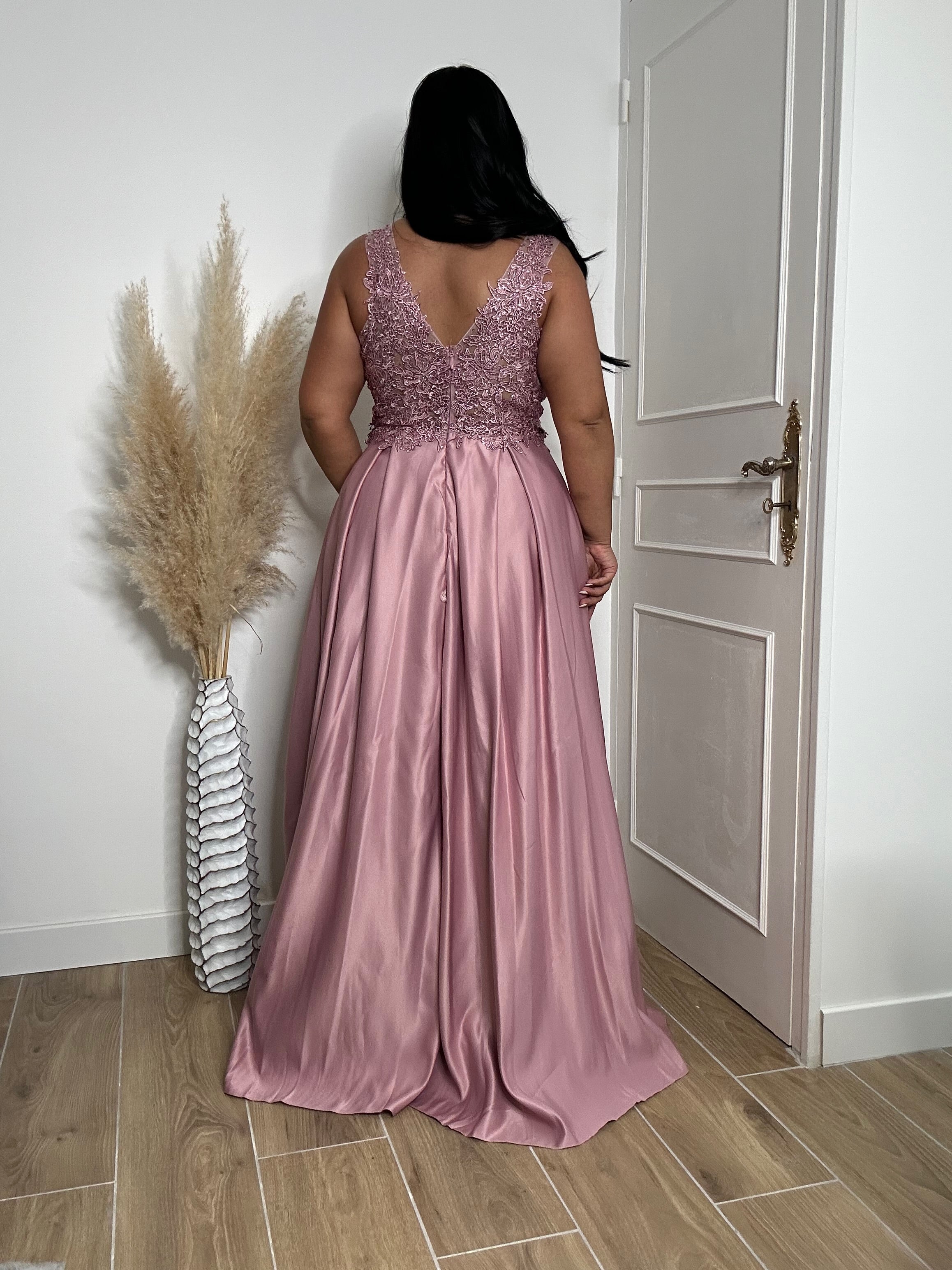 Robe de soirée 9257 vieux rose