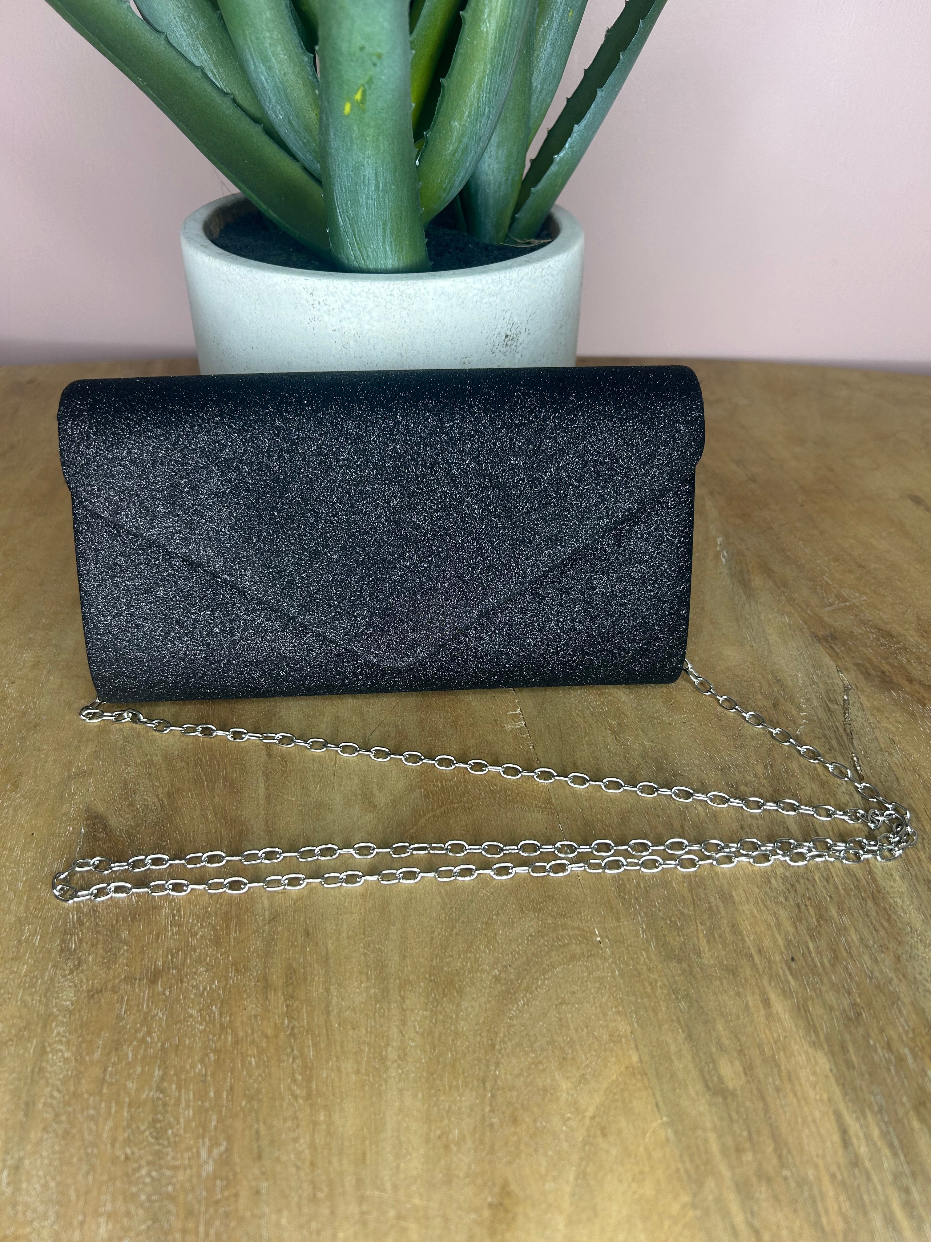 Pochette soirée noir