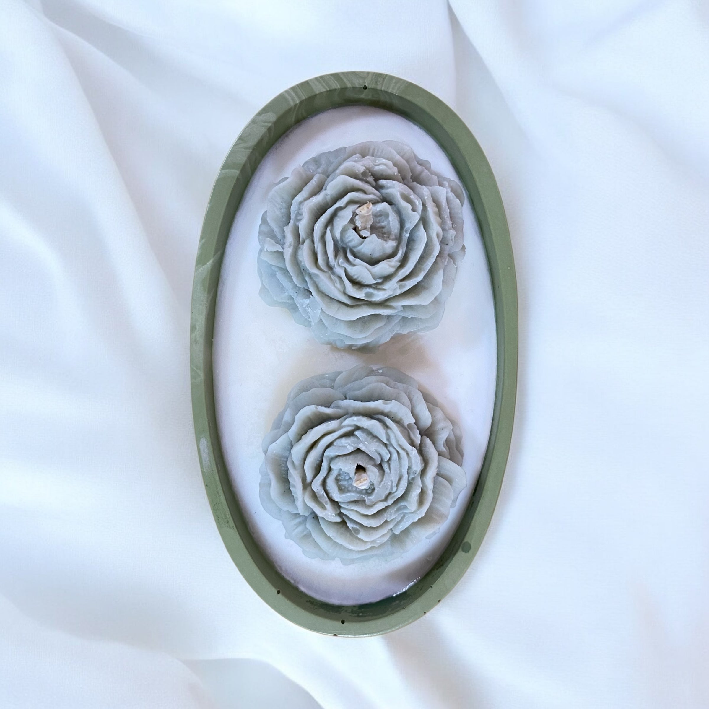 BOUGIE FLORA PIVOINE VERT