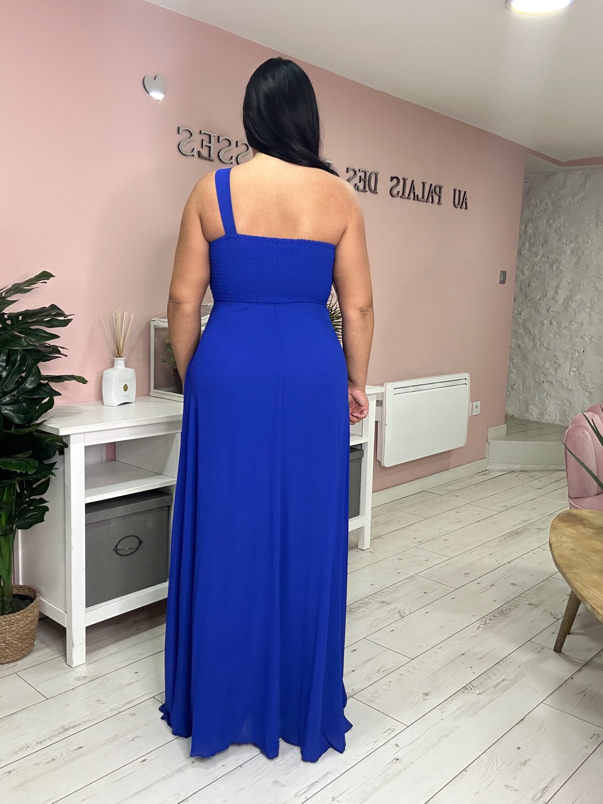 Robe de soirée 8962 bleu roi