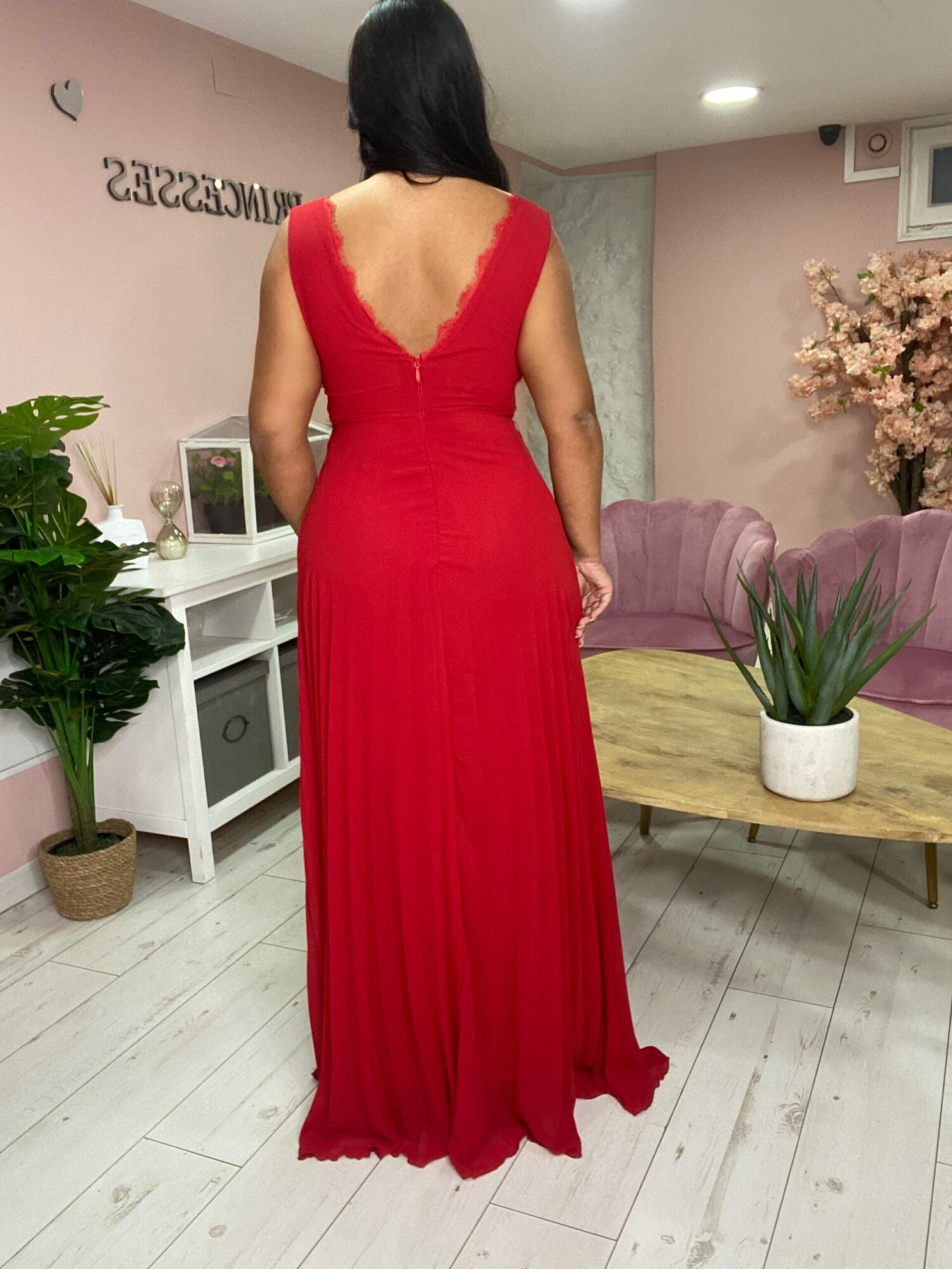 Robe de soirée 8751 rouge