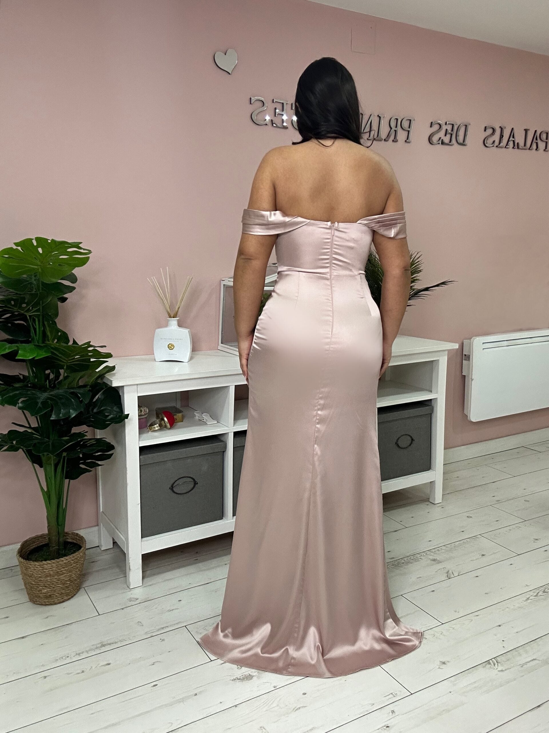 Robe de soirée 568803 Rose poudré