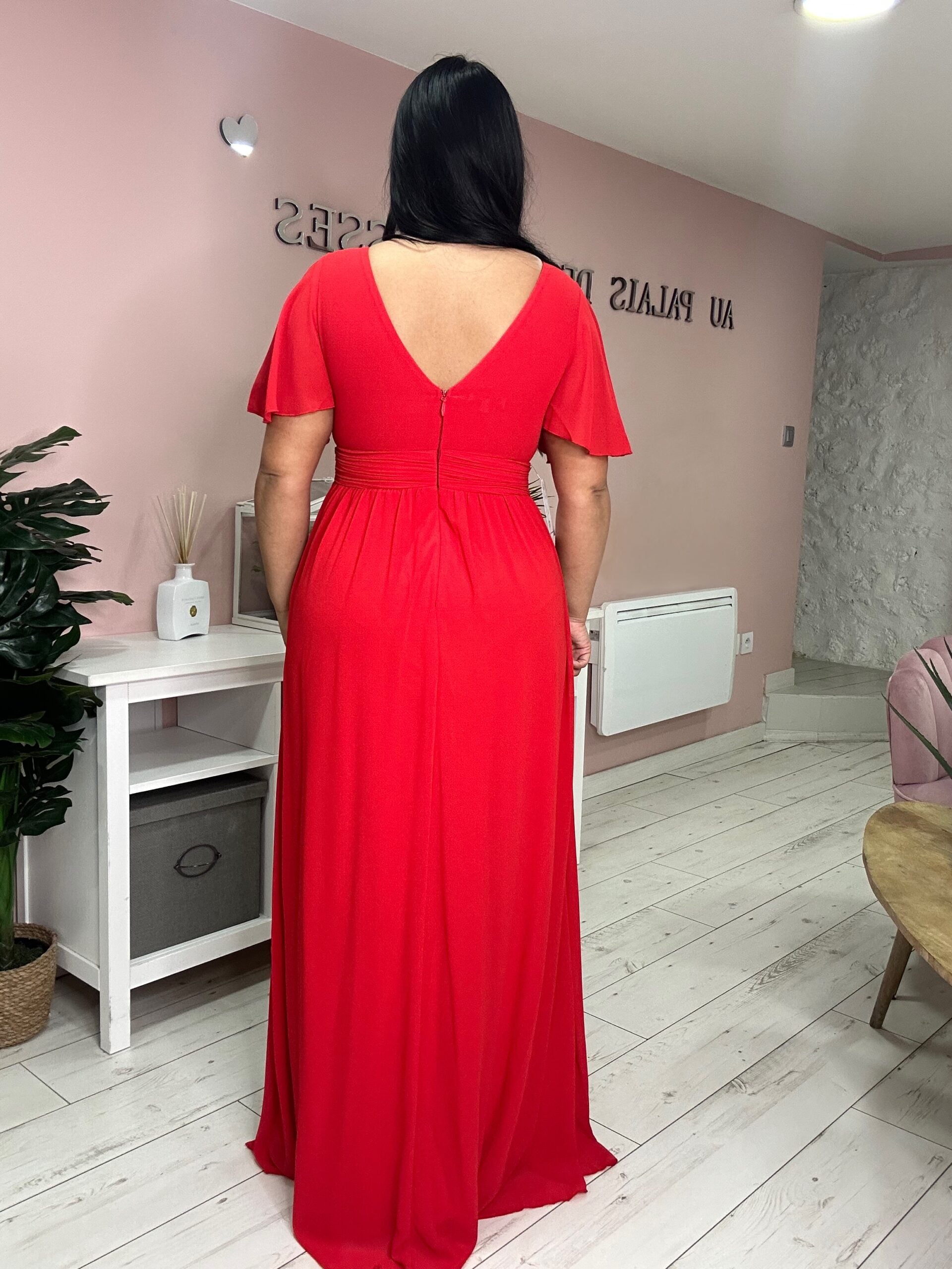 Robe de soirée 8859 rouge