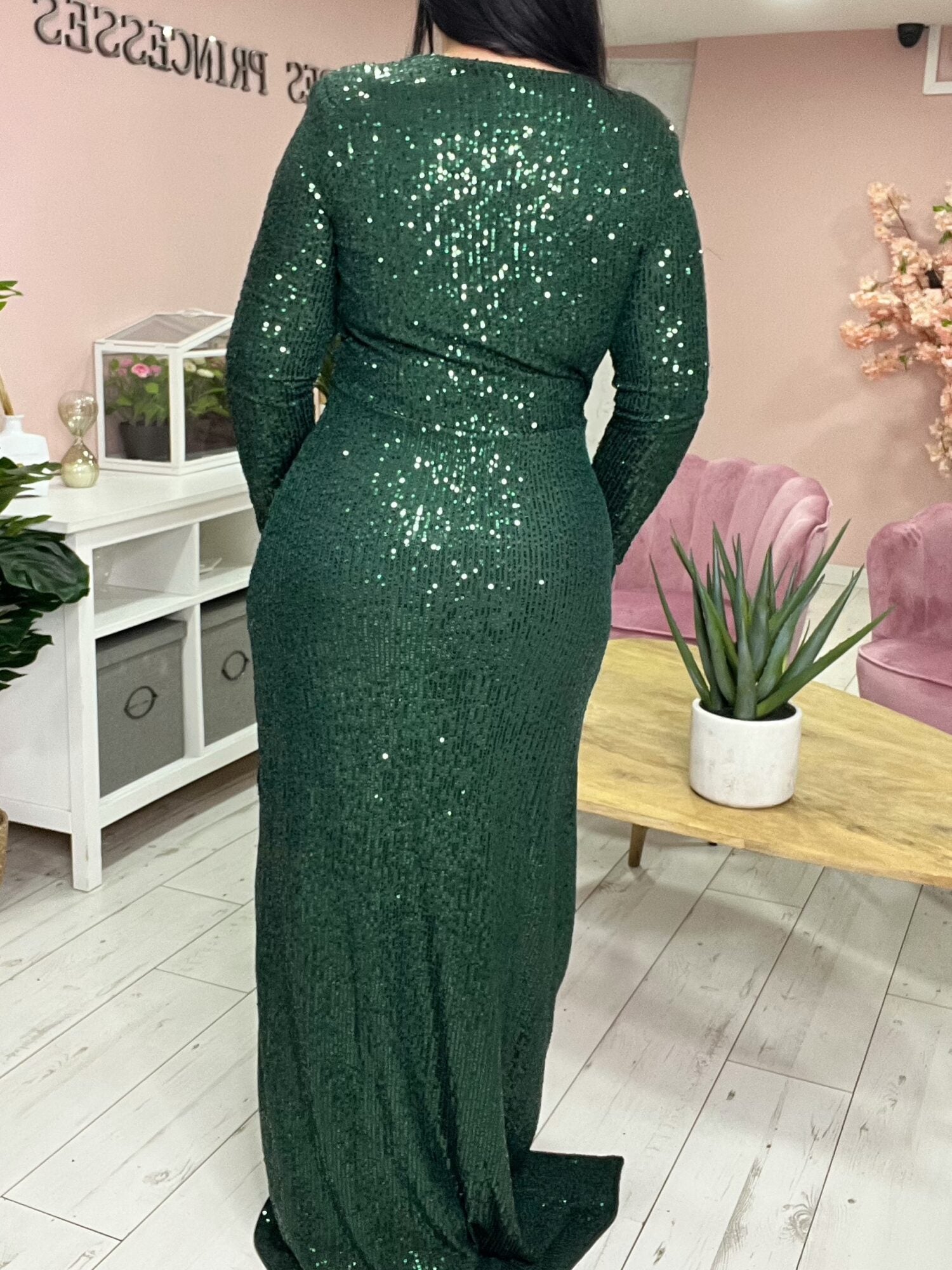 Robe de soirée 890131 vert