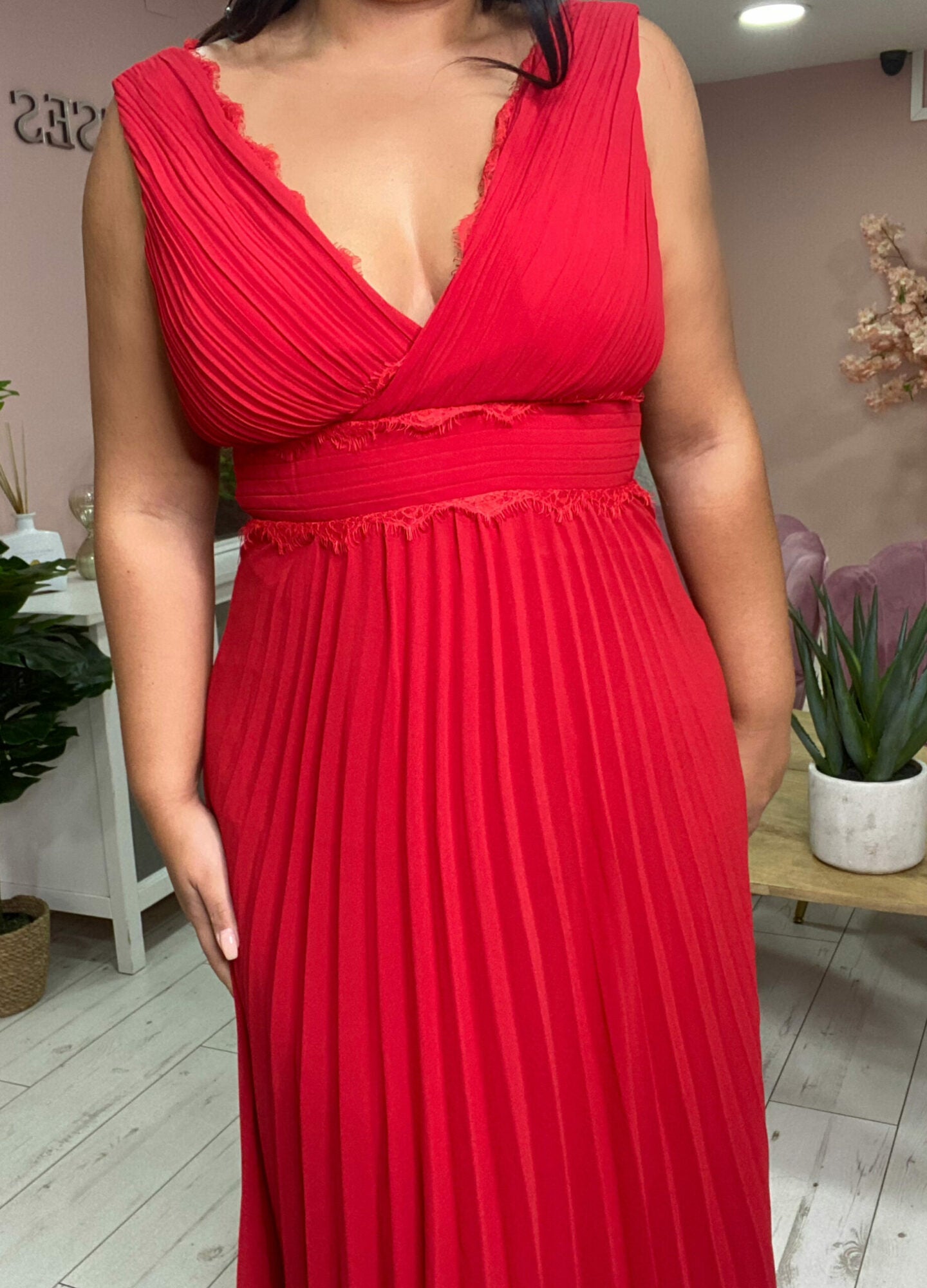 Robe de soirée 8751 rouge