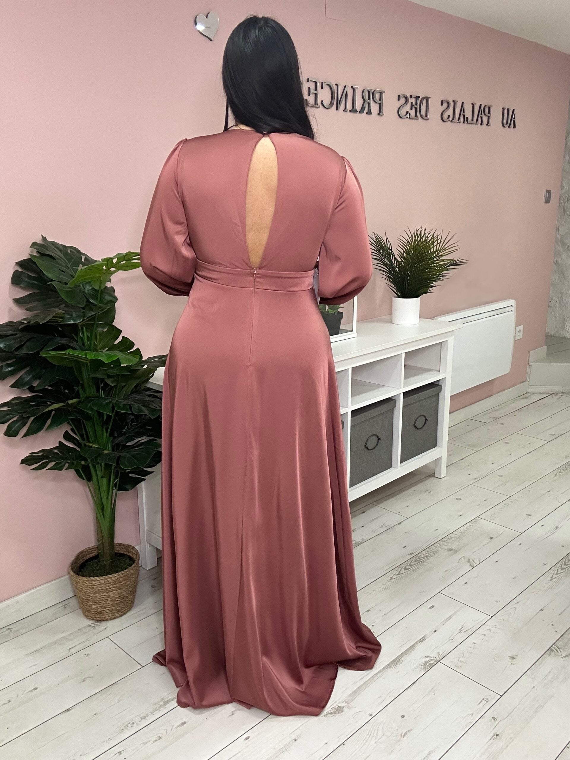 Robe de soirée 8926 orange