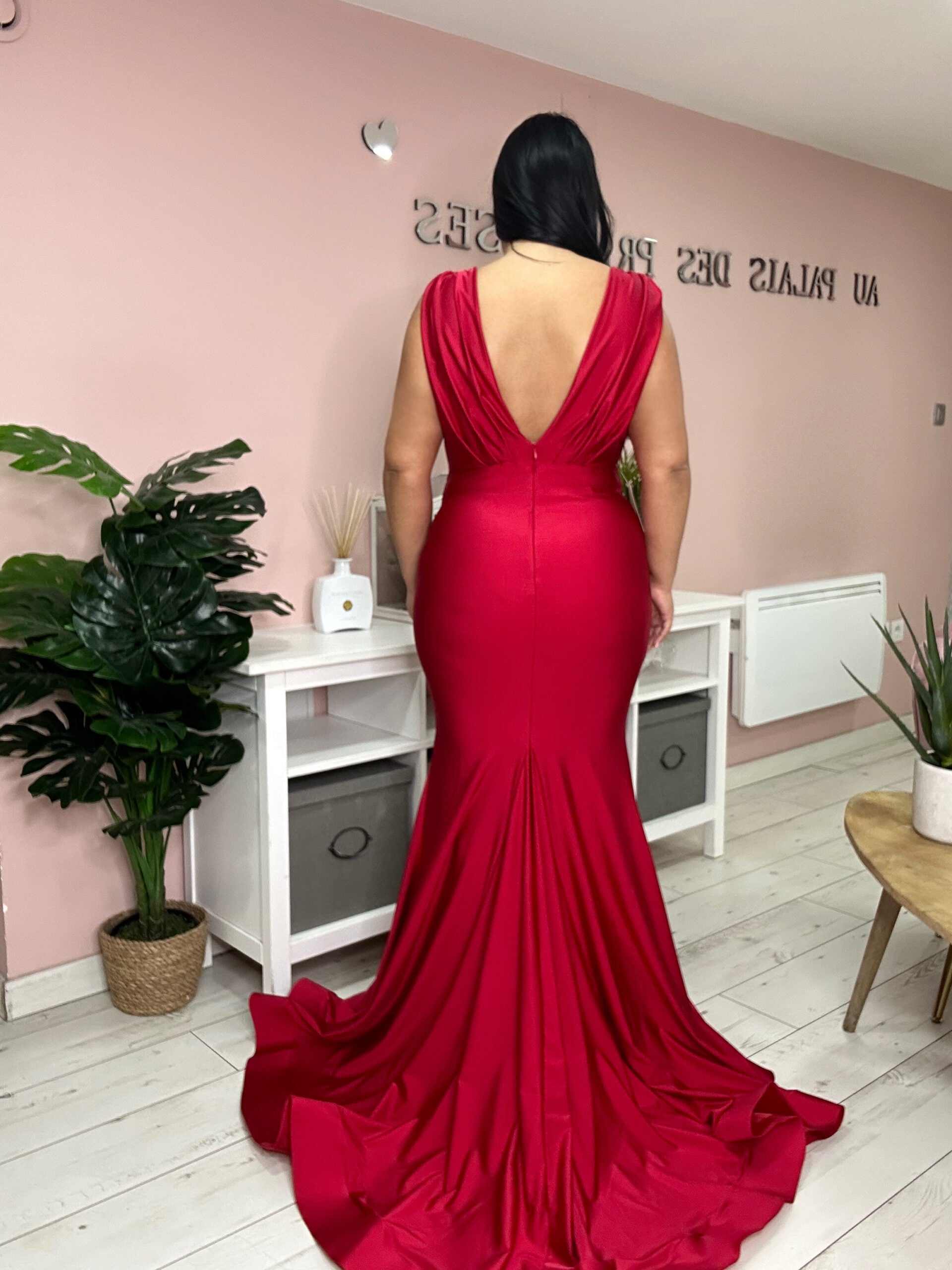 Robe de soirée 819005 rouge