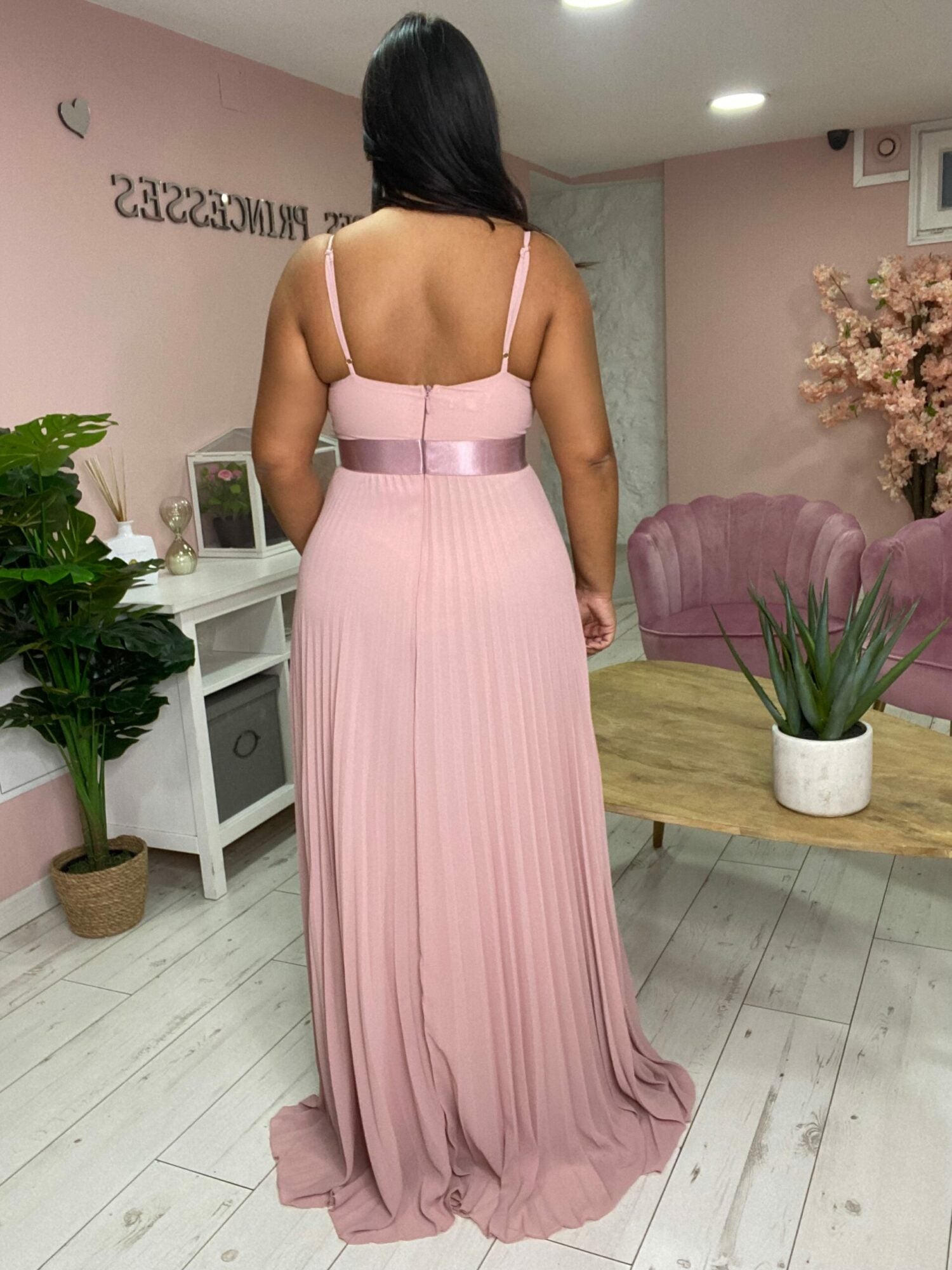 Robe de soirée 8839 vieux rose