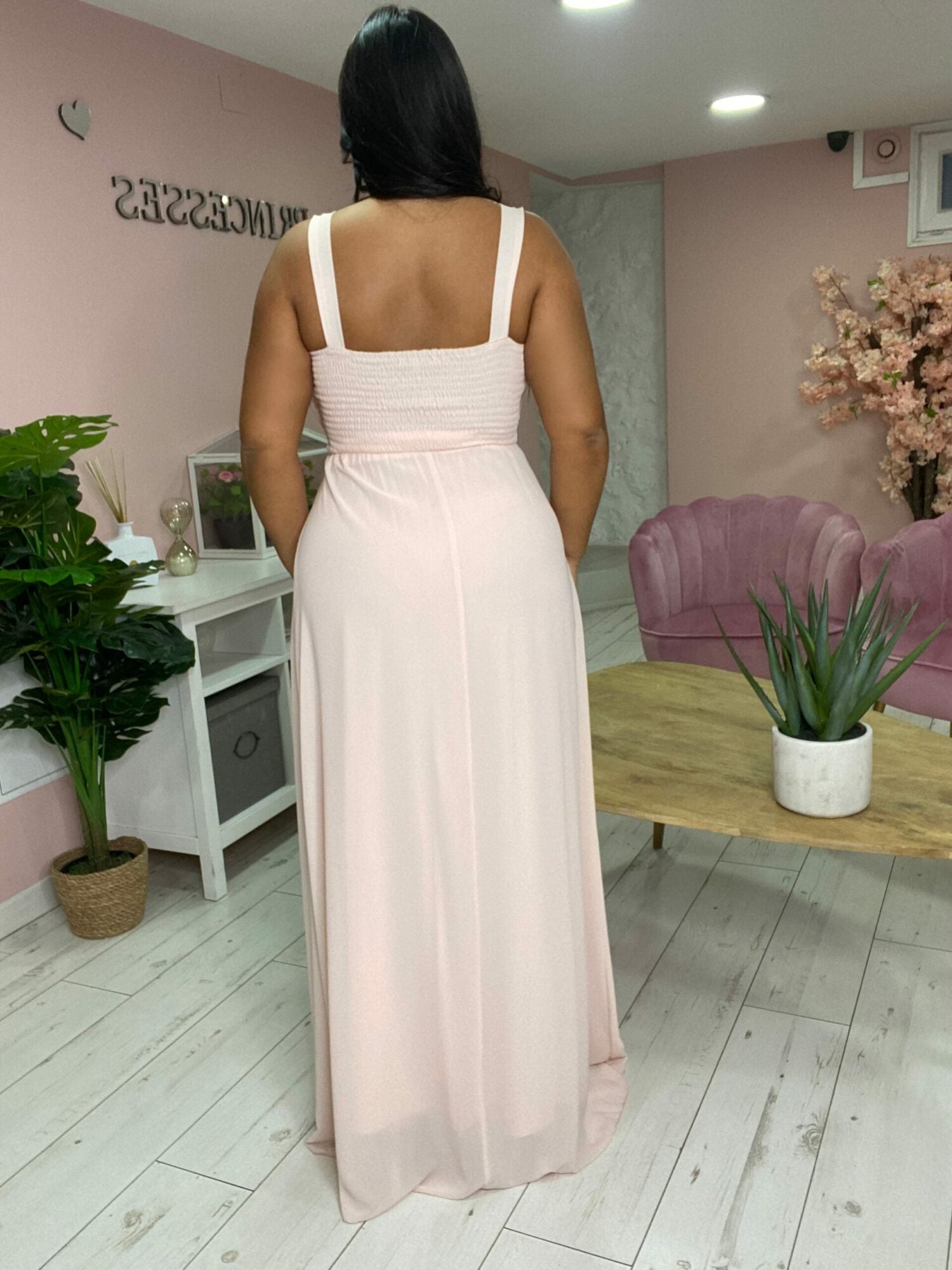 Robe de soirée 8749 Rose poudré