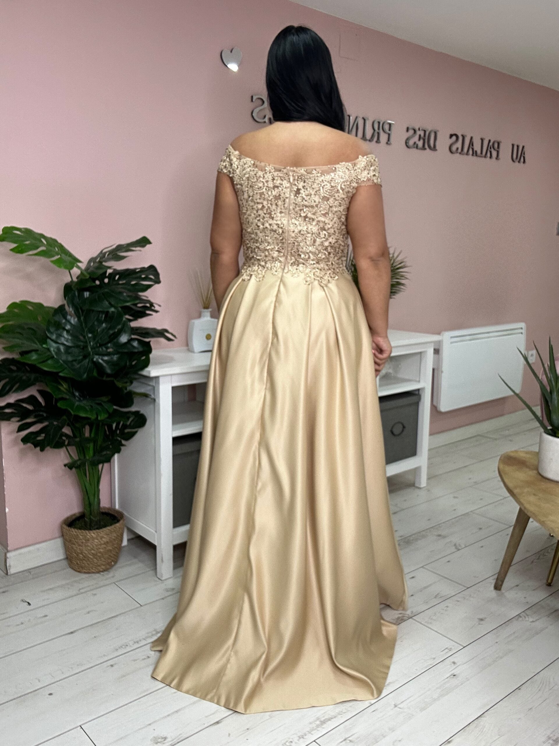 Robe de soirée 9259 or