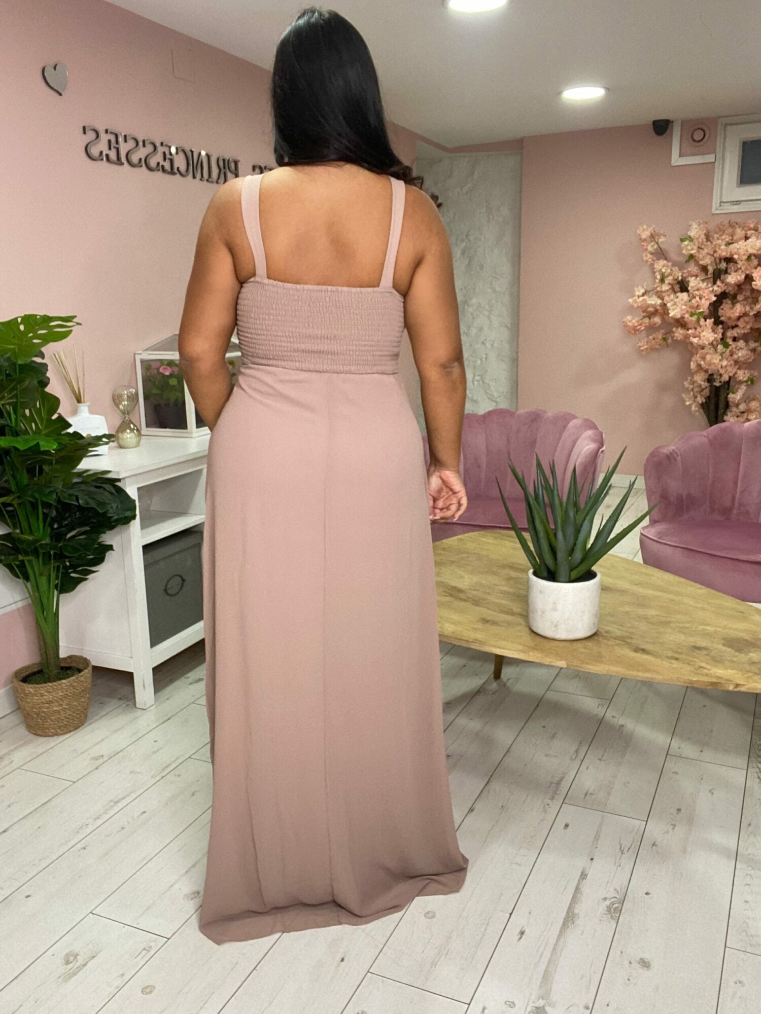 Robe de soirée 8111 beige