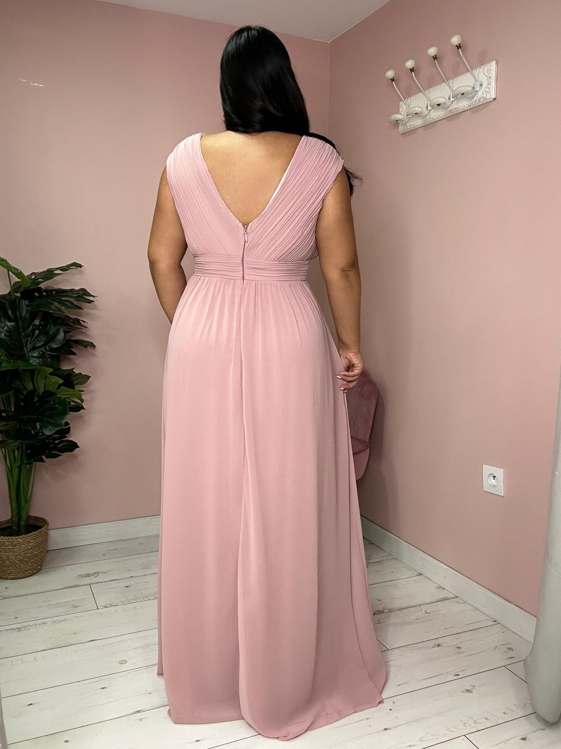 Robe de soirée 8881 vieux rose
