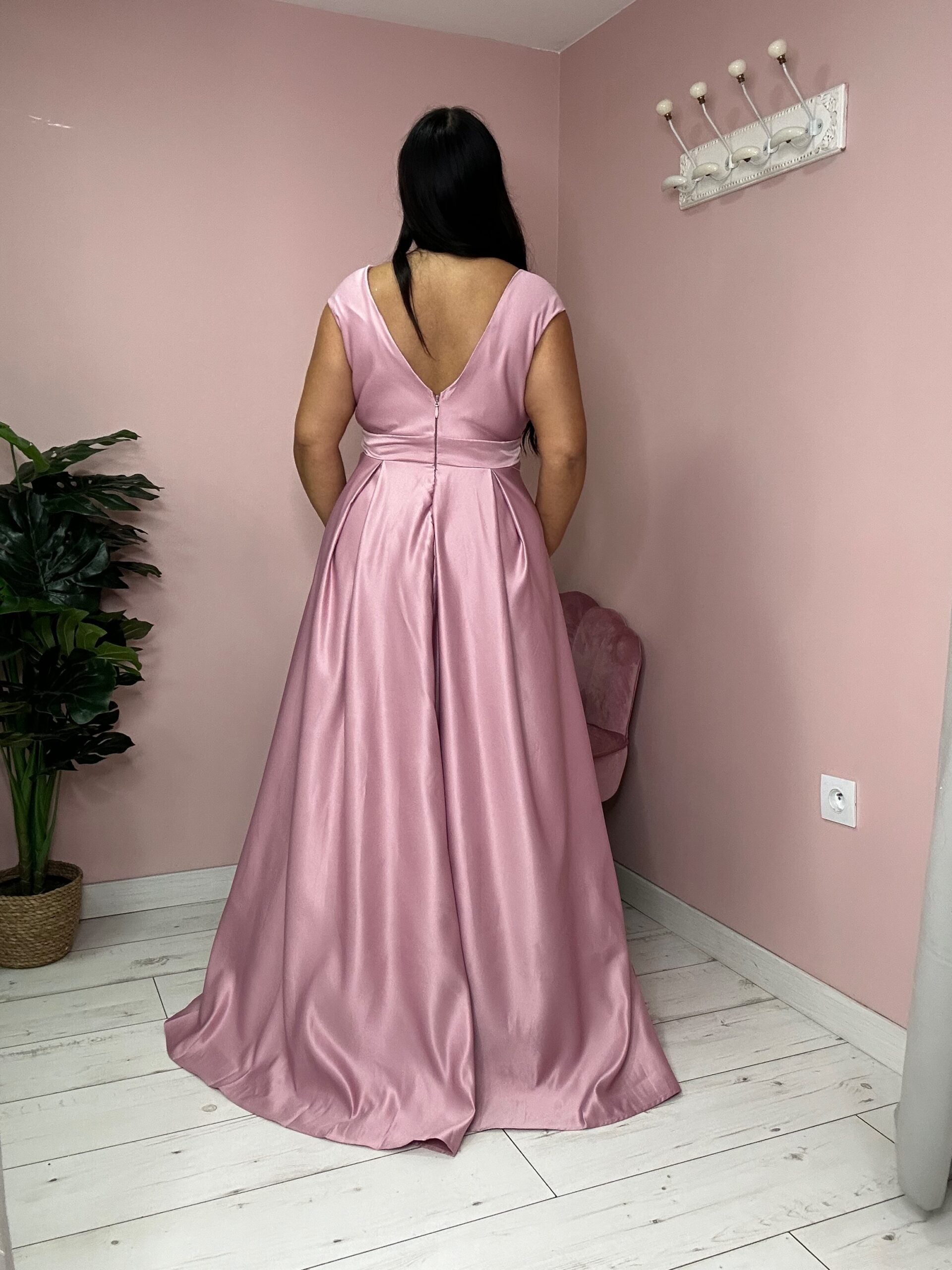 Robe de soirée 8872 vieux rose