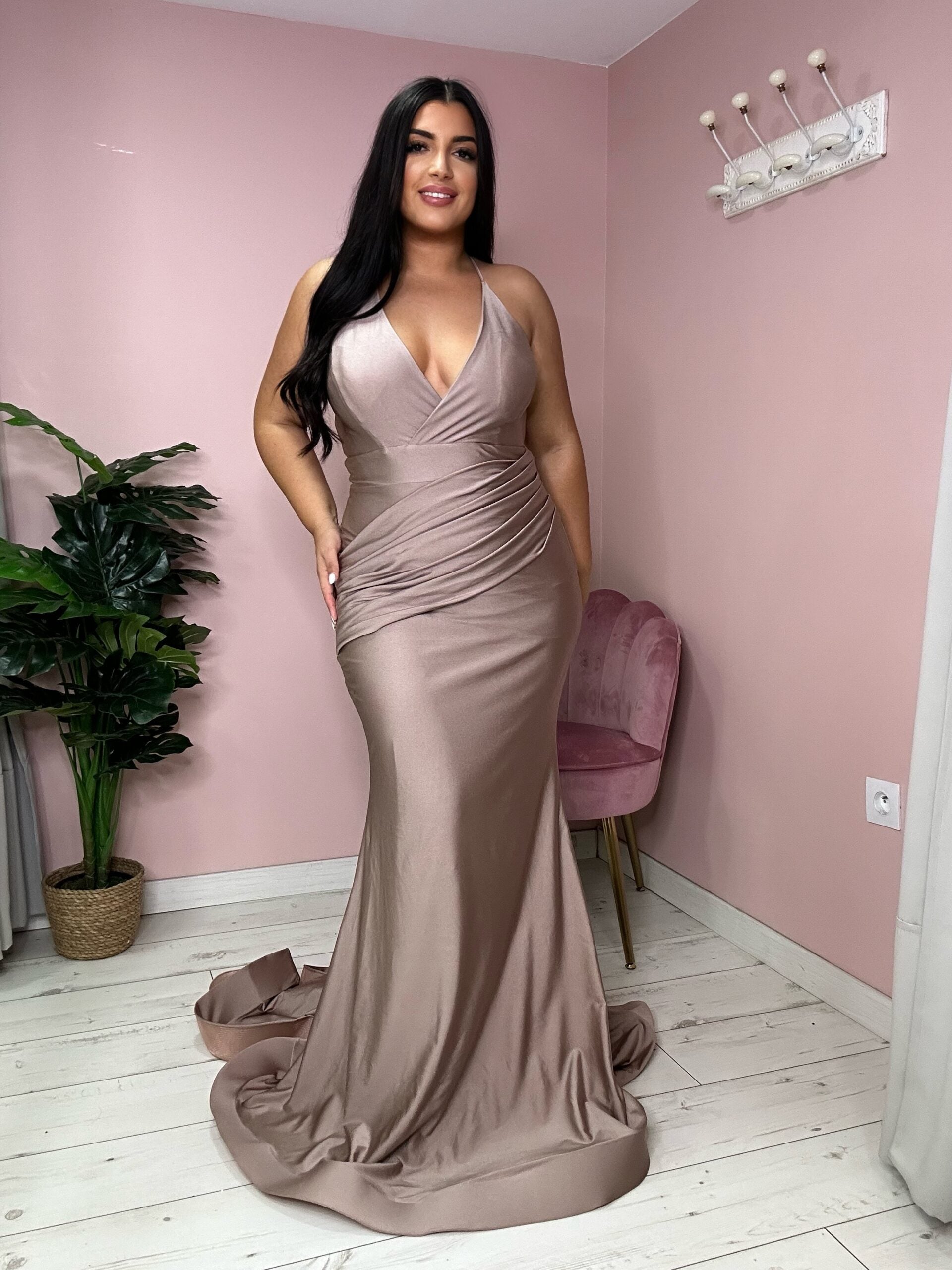 Robe de soirée 819001 beige