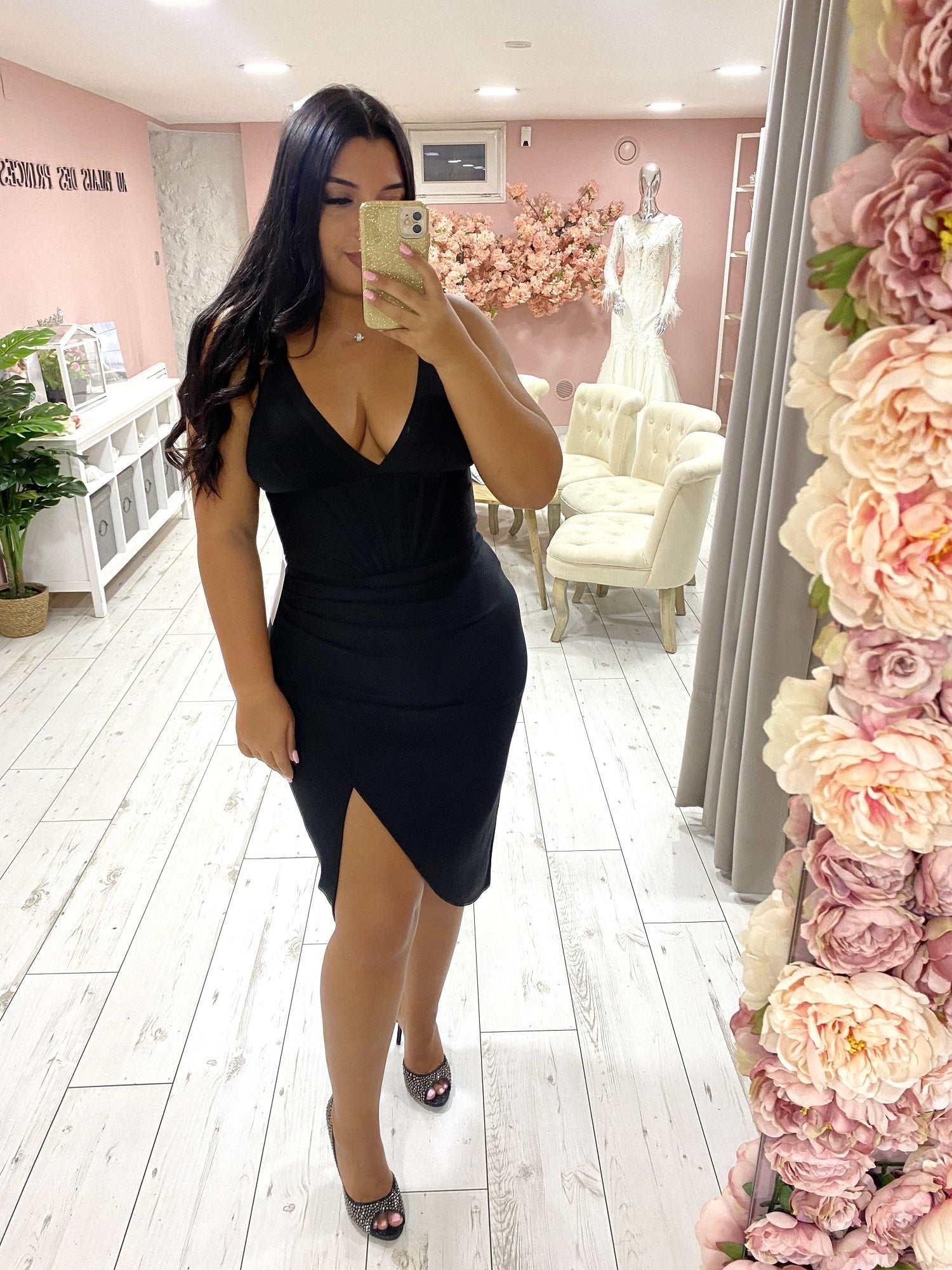 Robe de soirée 603809 noir