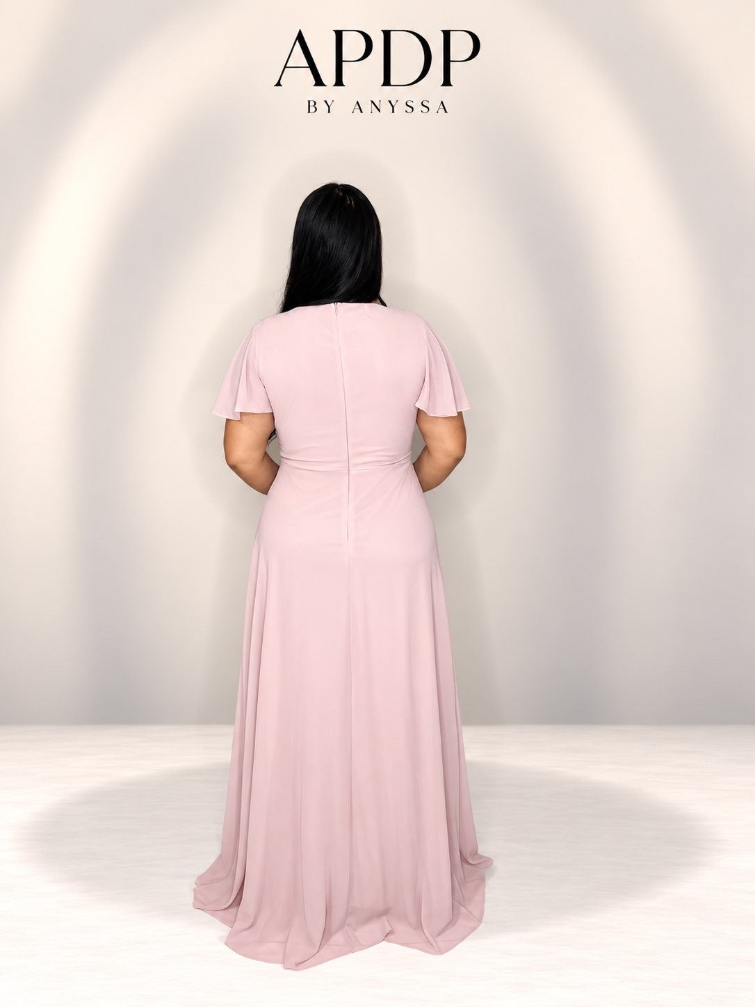 Robe de soirée 5006 vieux rose