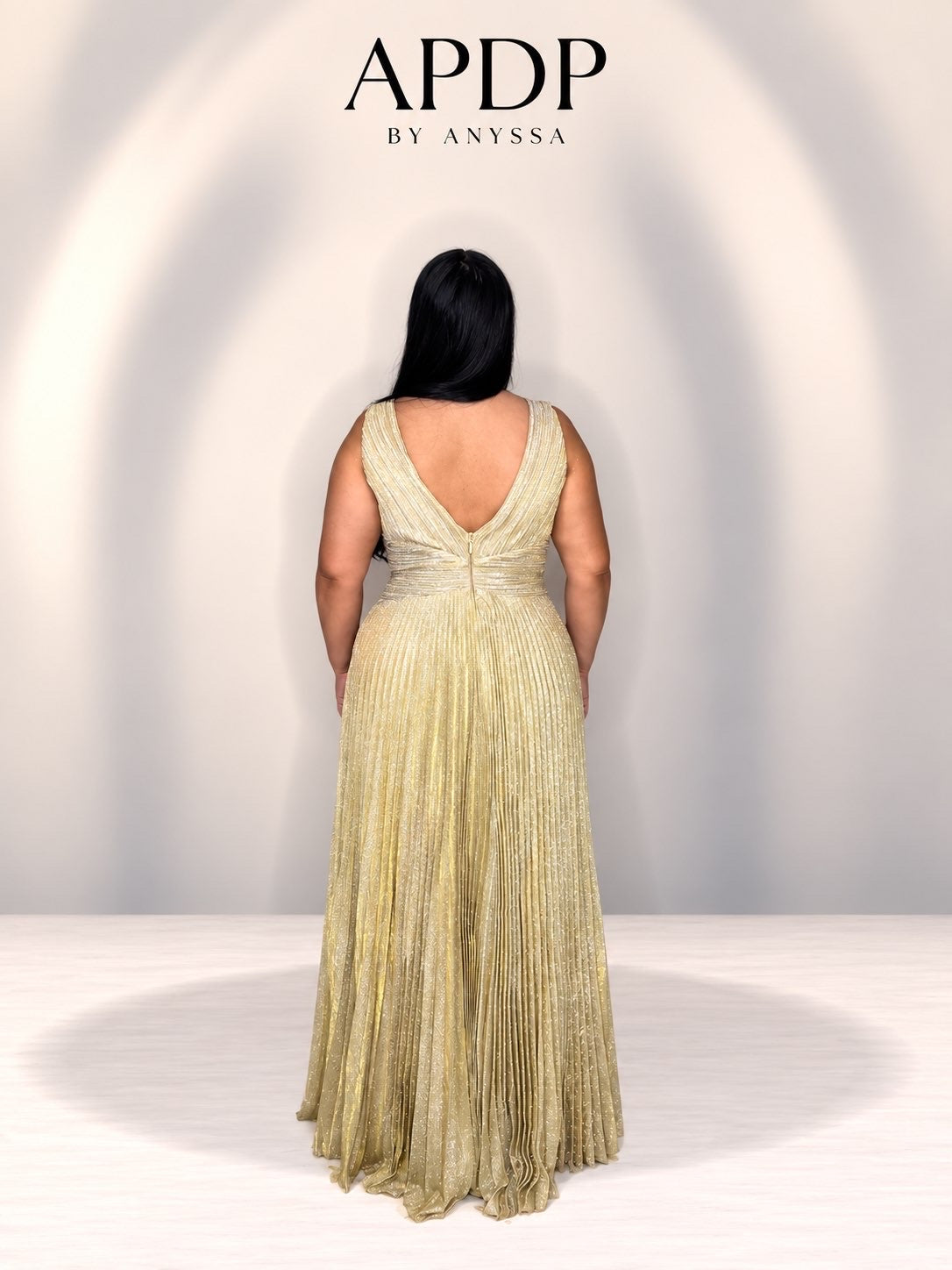 Robe de soirée 9290 or