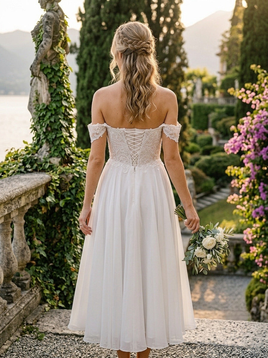 Robe de mariée mi-longue 130