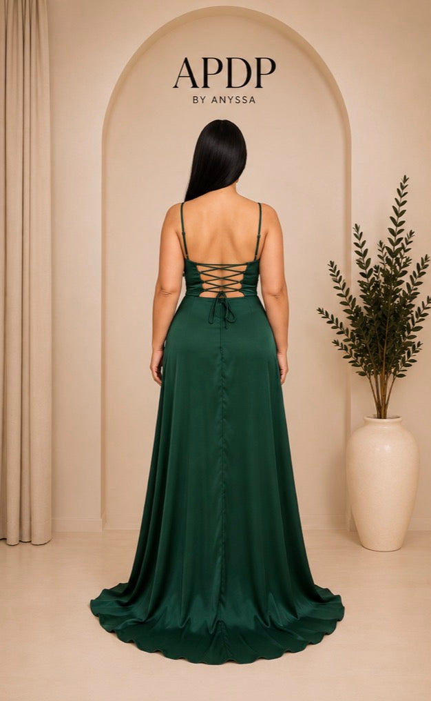 Robe de soirée 5036 vert