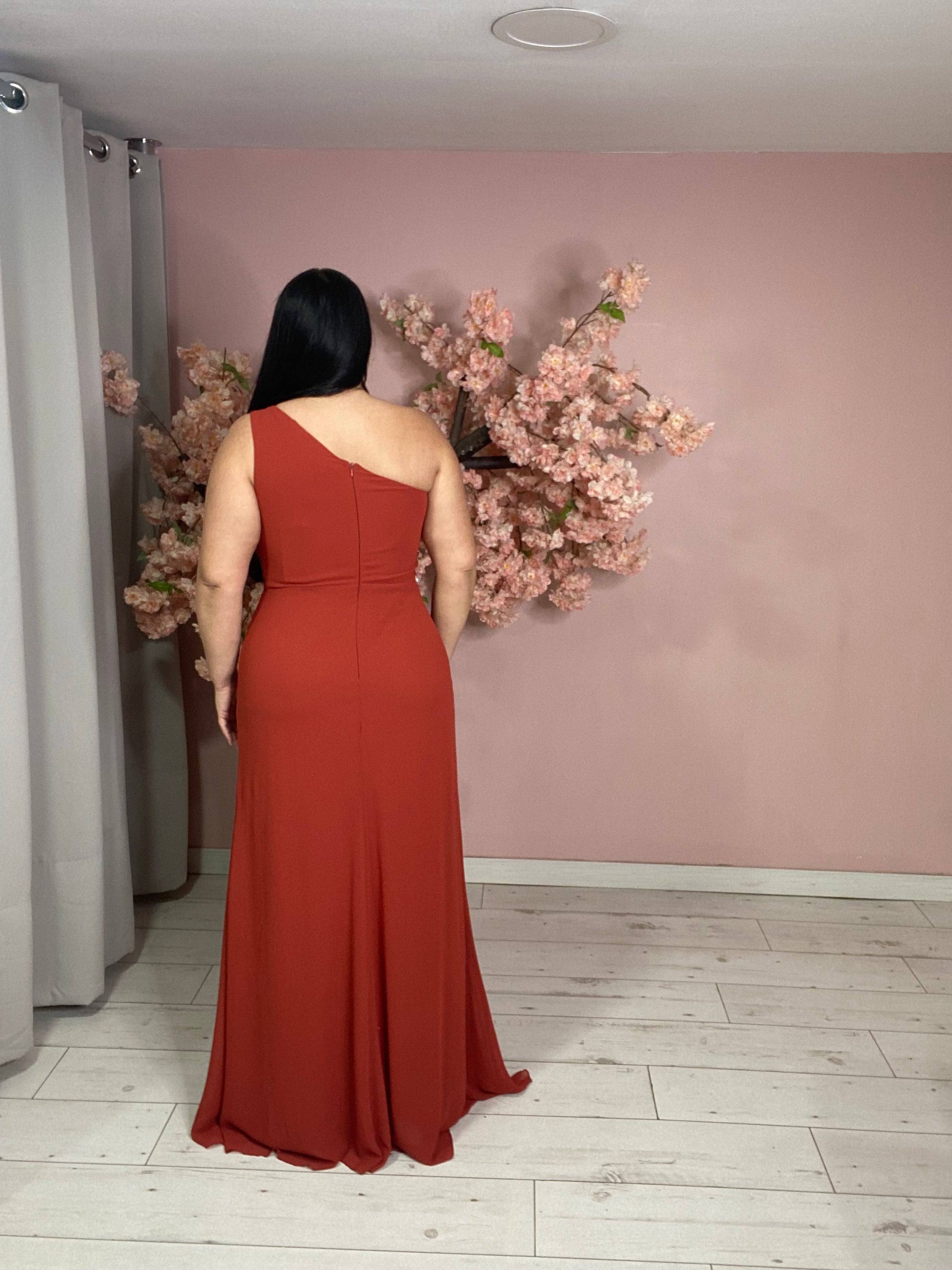Robe de soirée 5035 terracotta