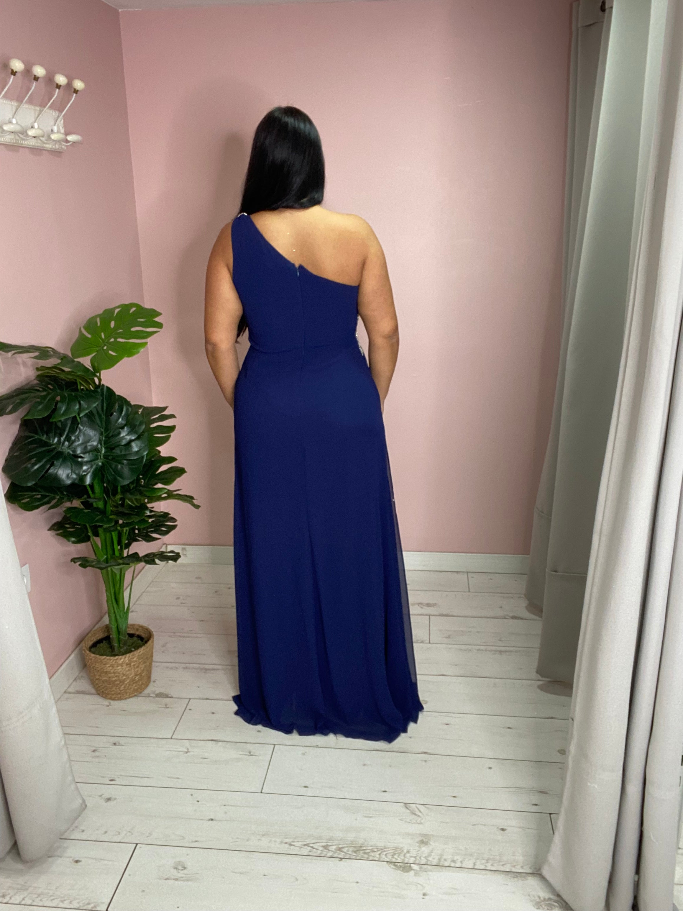 Robe de soirée 5035 bleu marine