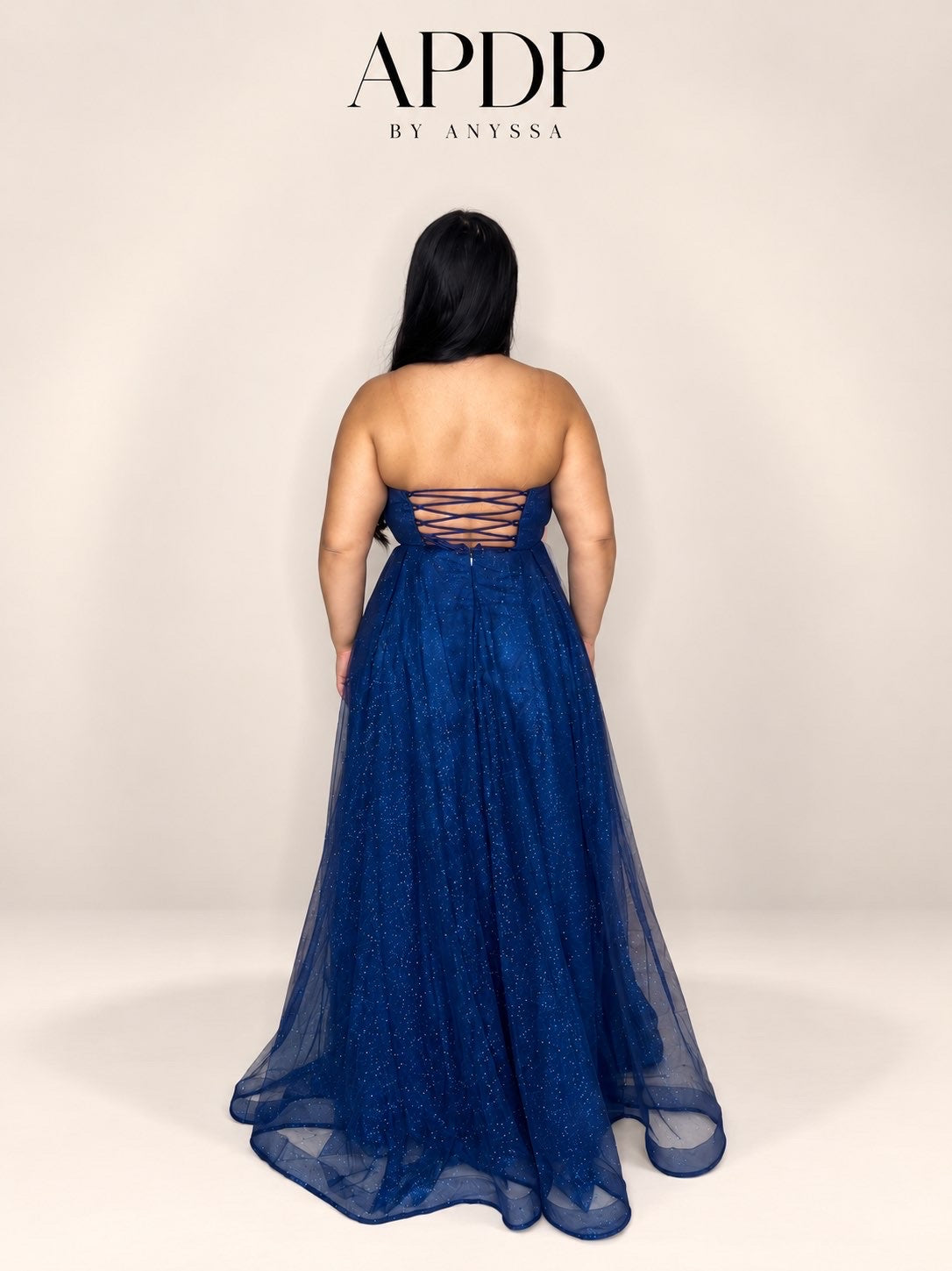 Robe de soirée 9476 bleu
