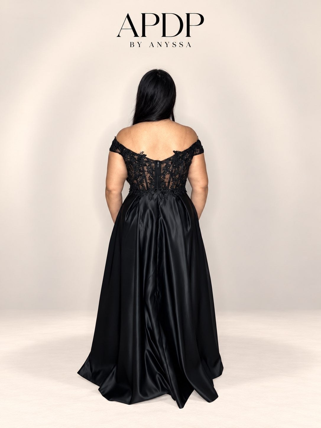 Robe de soirée 9458 noir
