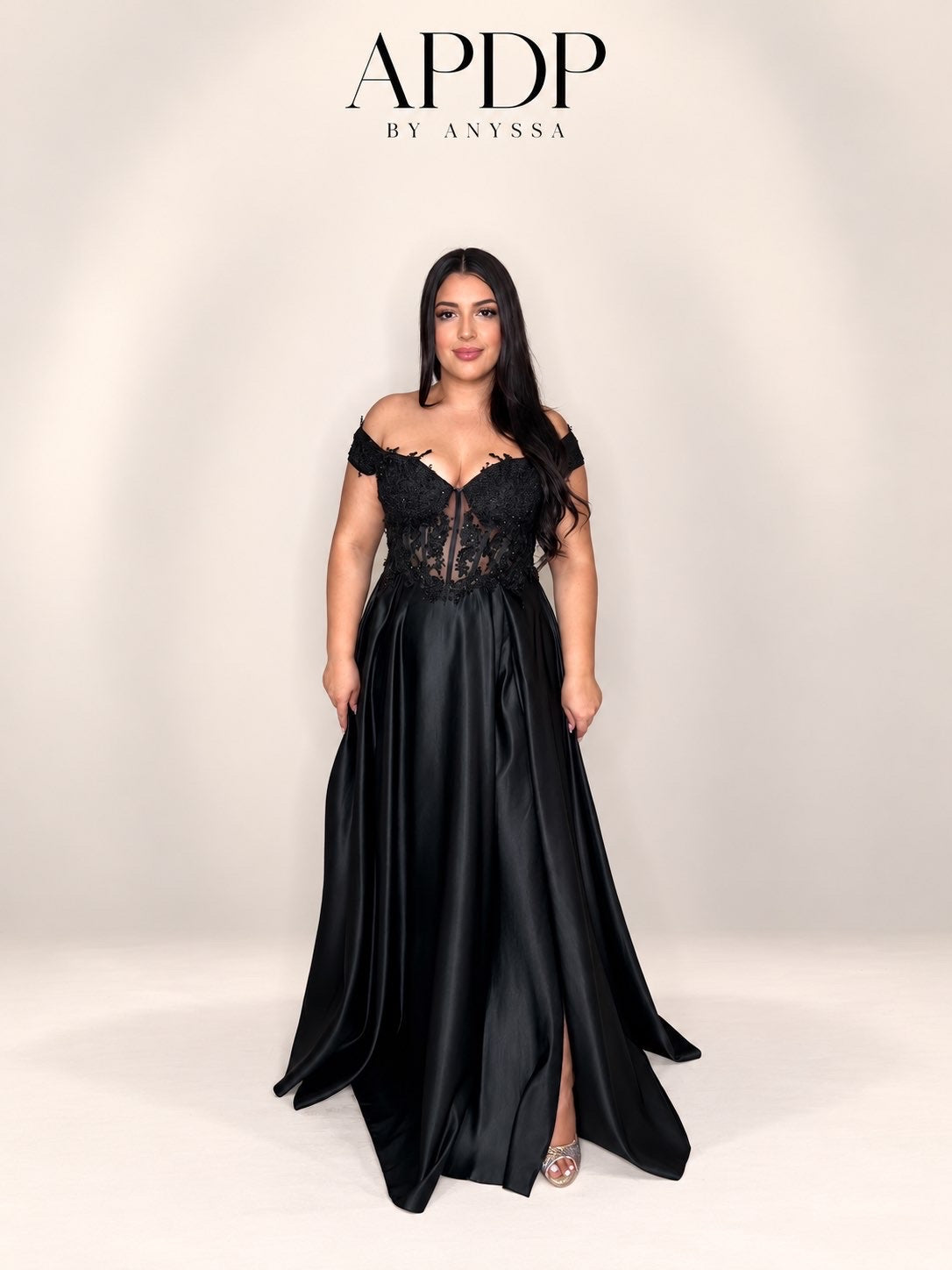 Robe de soirée 9458 noir