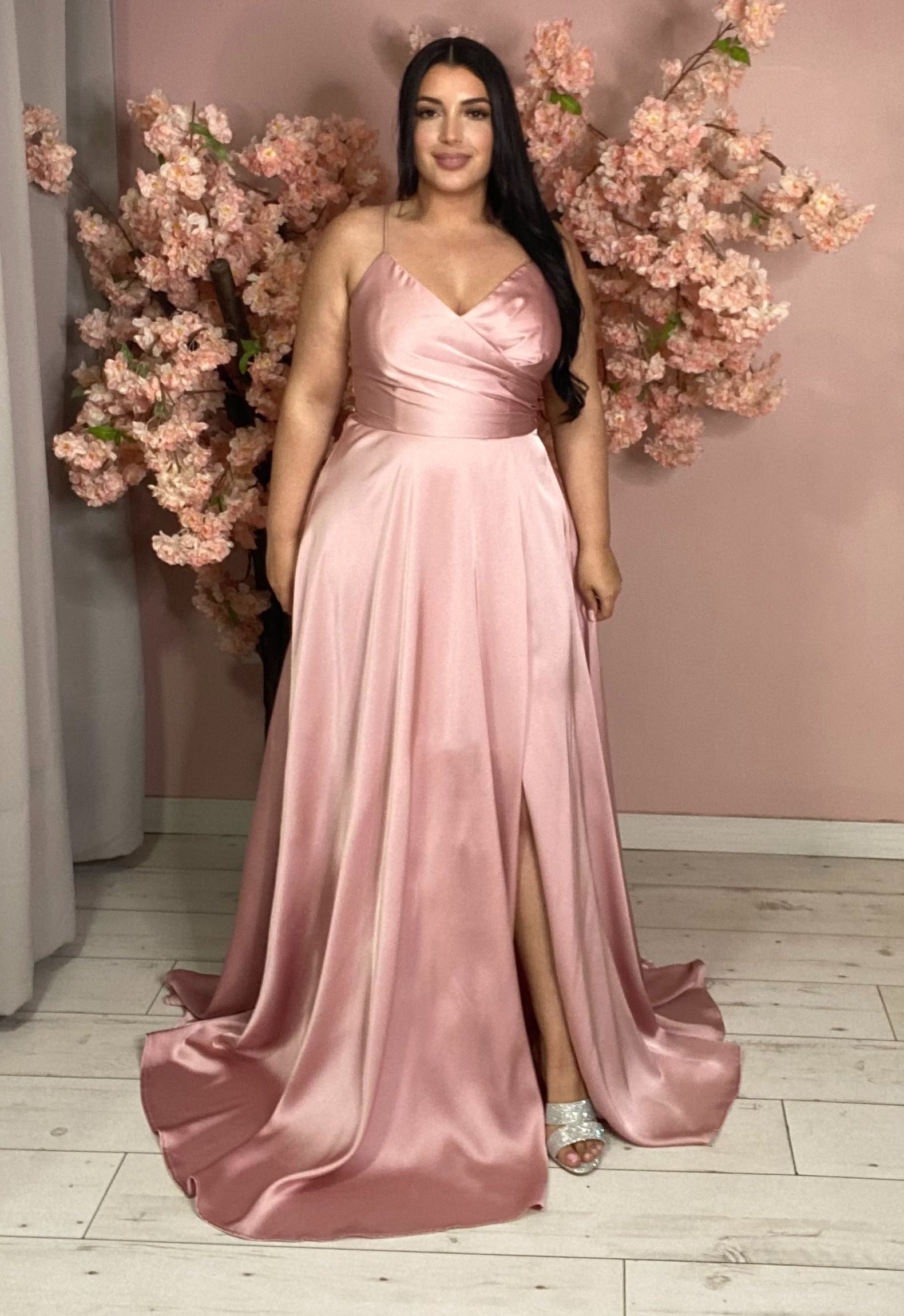 Robe de soirée 5063 vieux rose