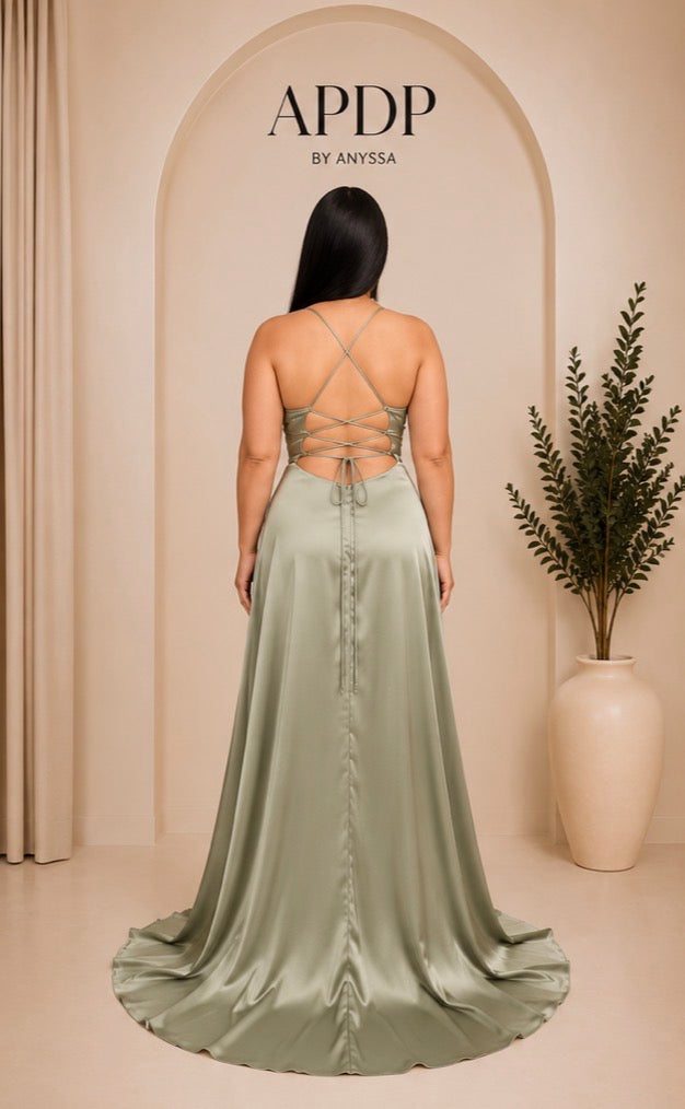 Robe de soirée 5063 vert