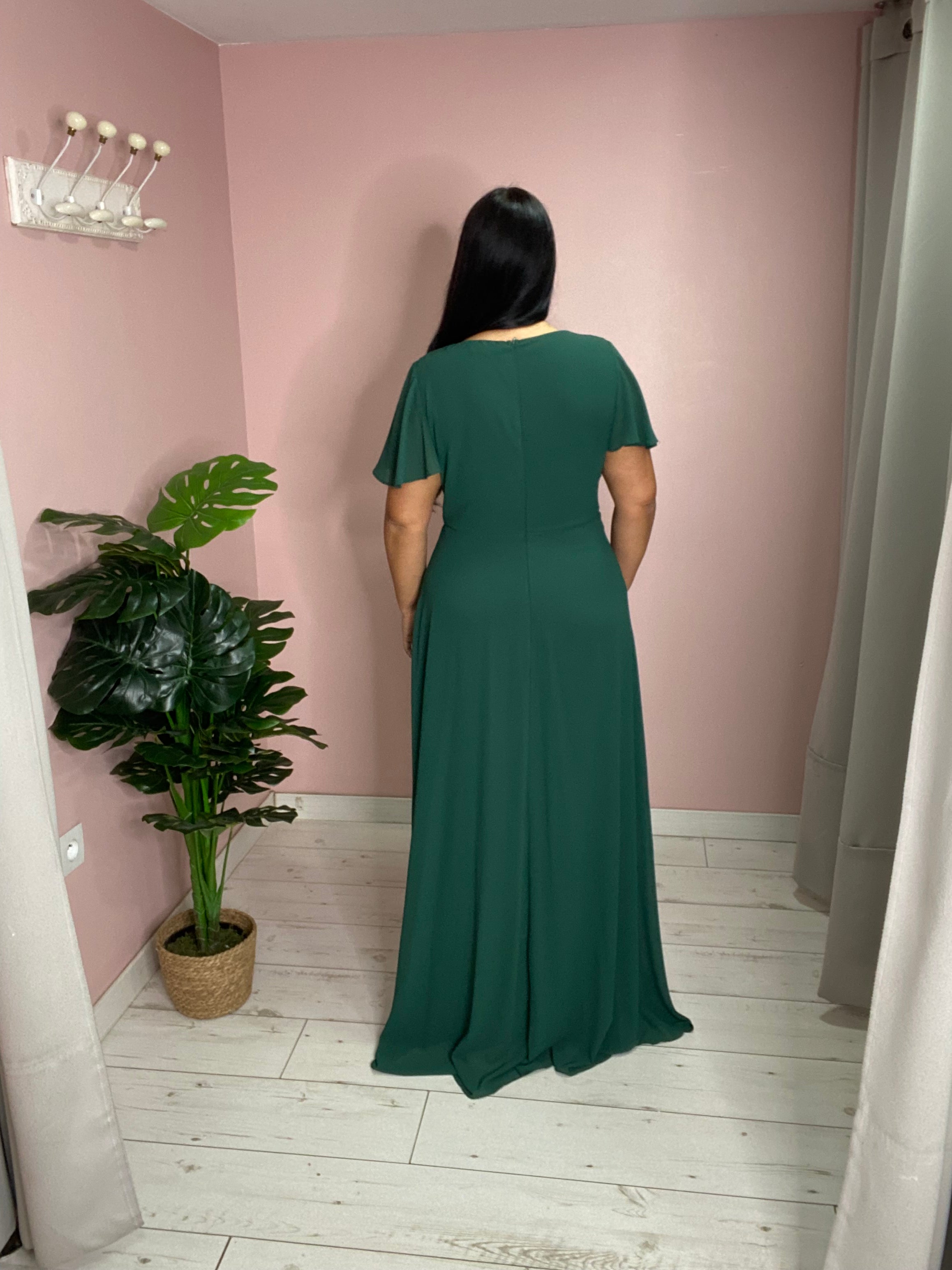 Robe de soirée 5006 vert foncé