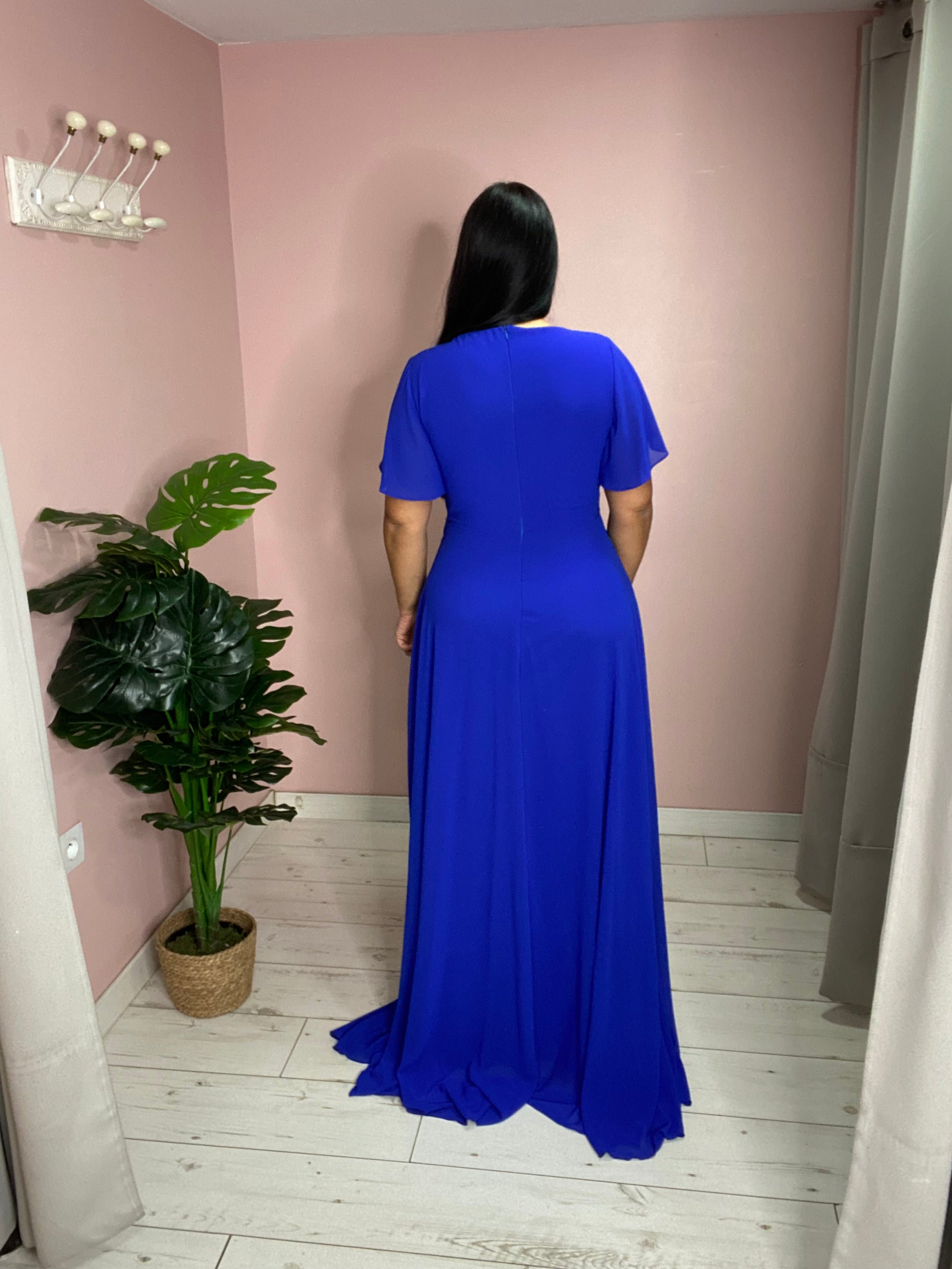 Robes de soirée 5023 bleu roi