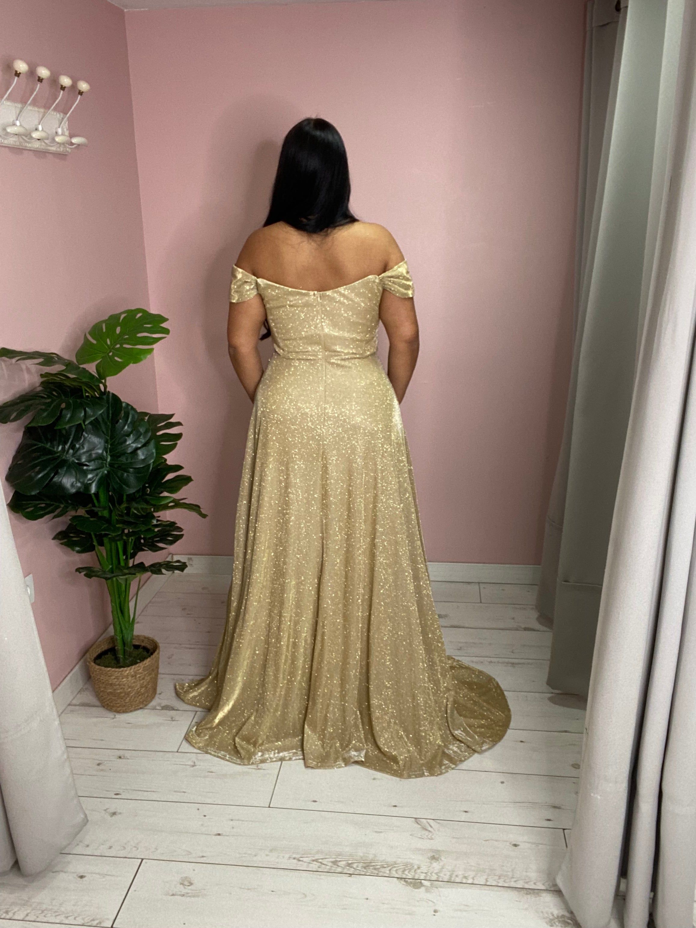 Robe de soirée 5037 or