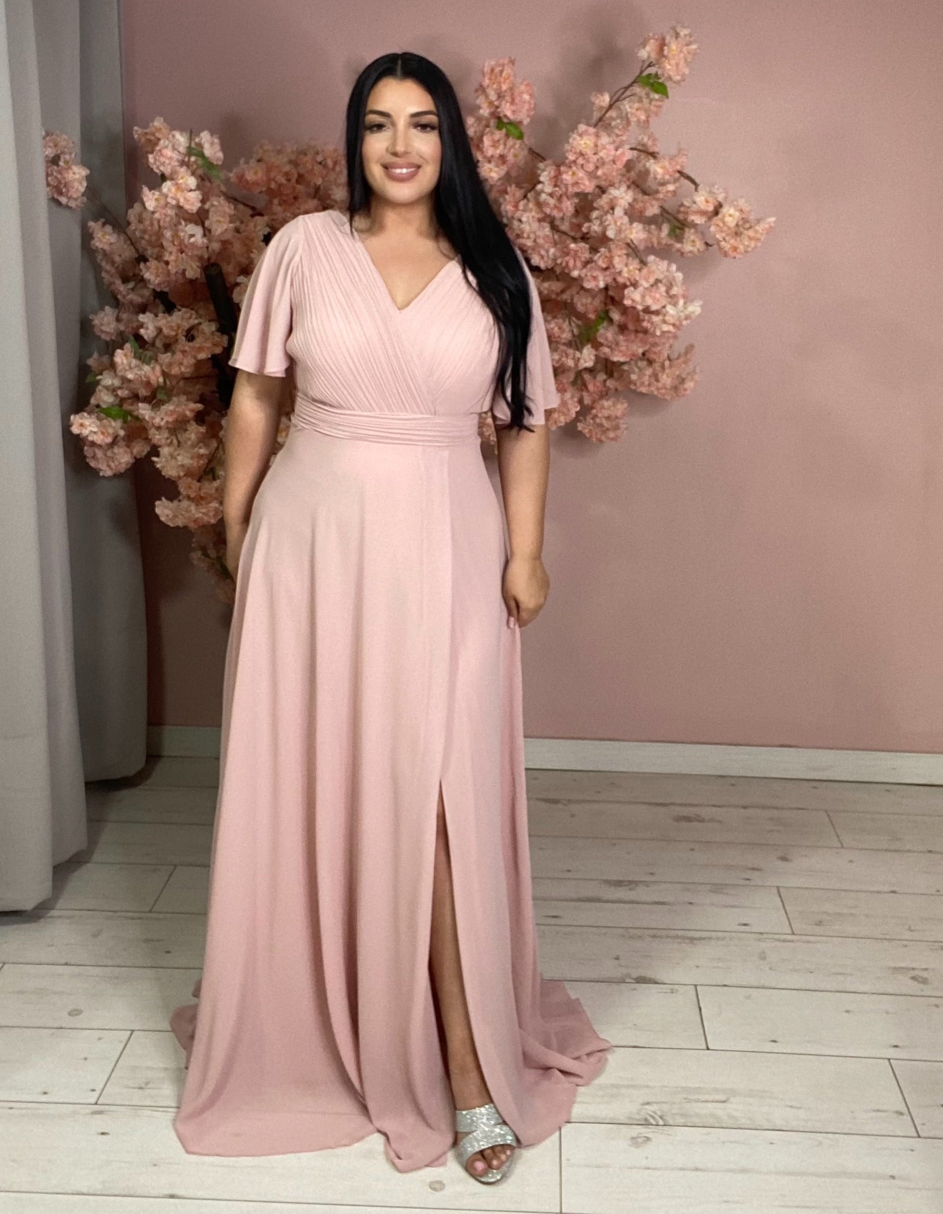 Robe de soirée 5059 vieux rose