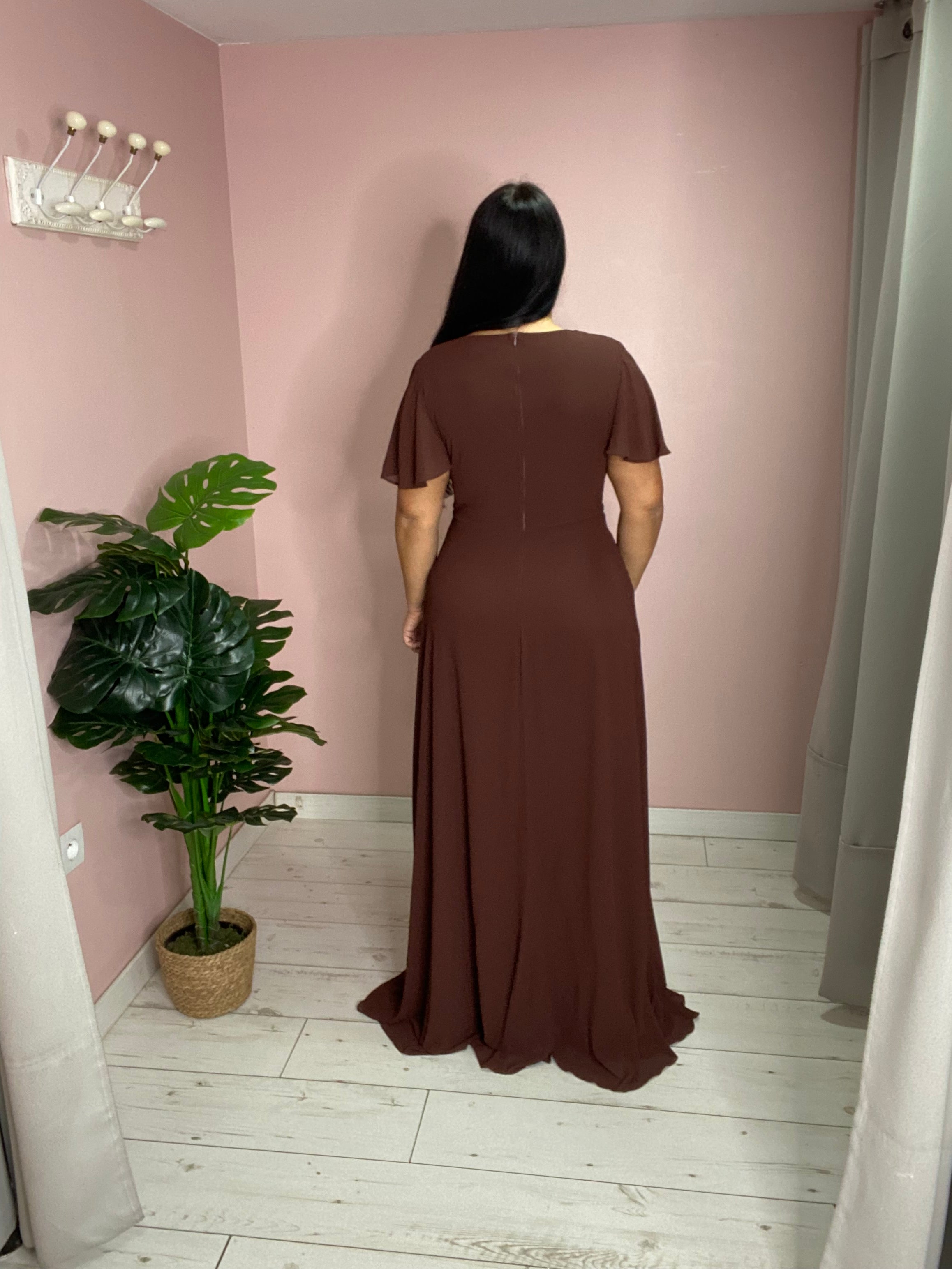Robe de soirée 5006 marron