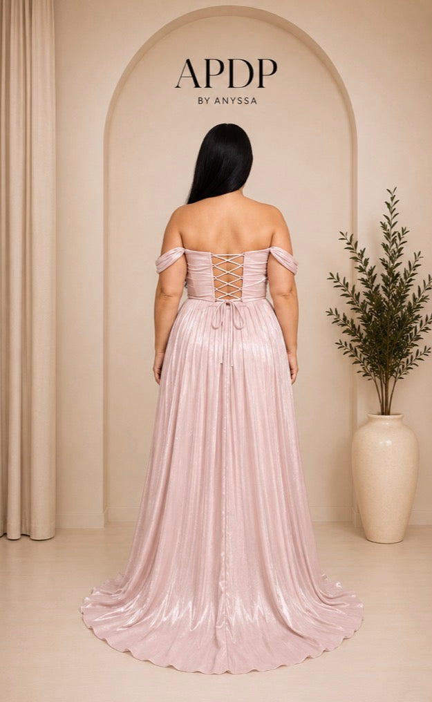 Robe de soirée 2533 rose