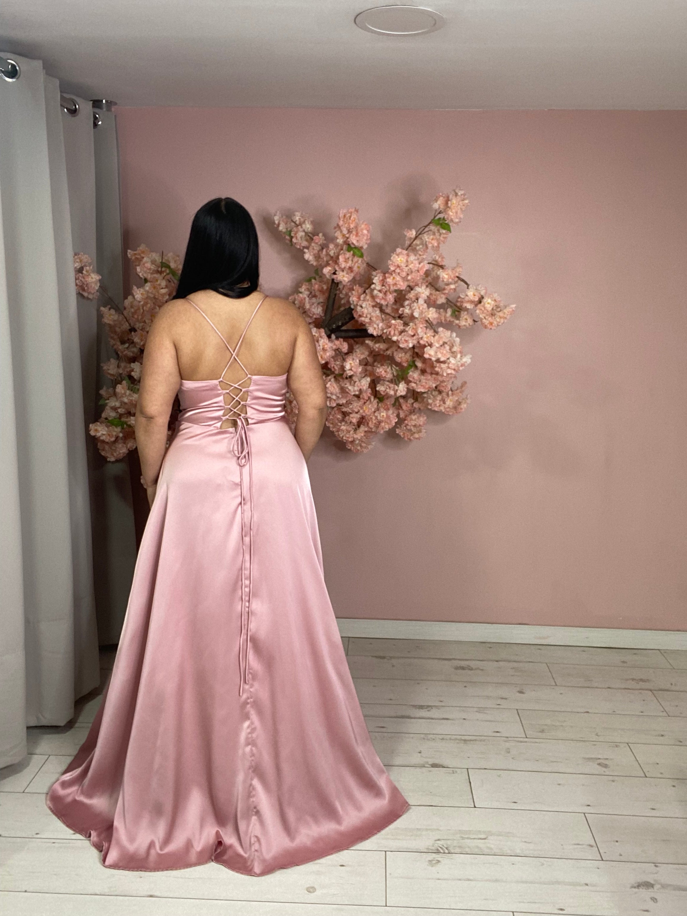 Robe de soirée 5032 vieux rose