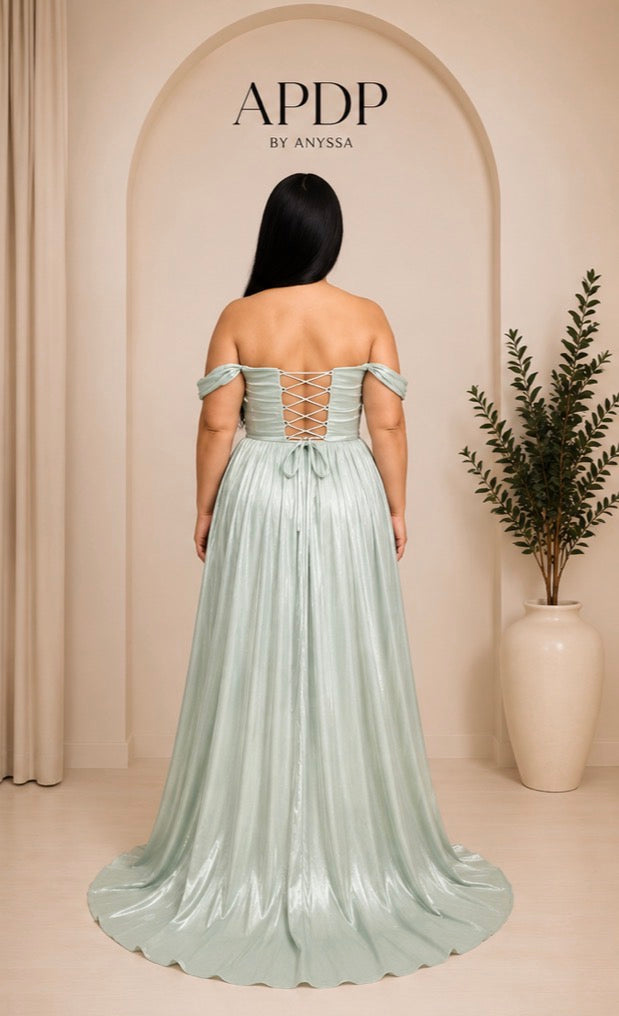 Robe de soirée 2533 vert