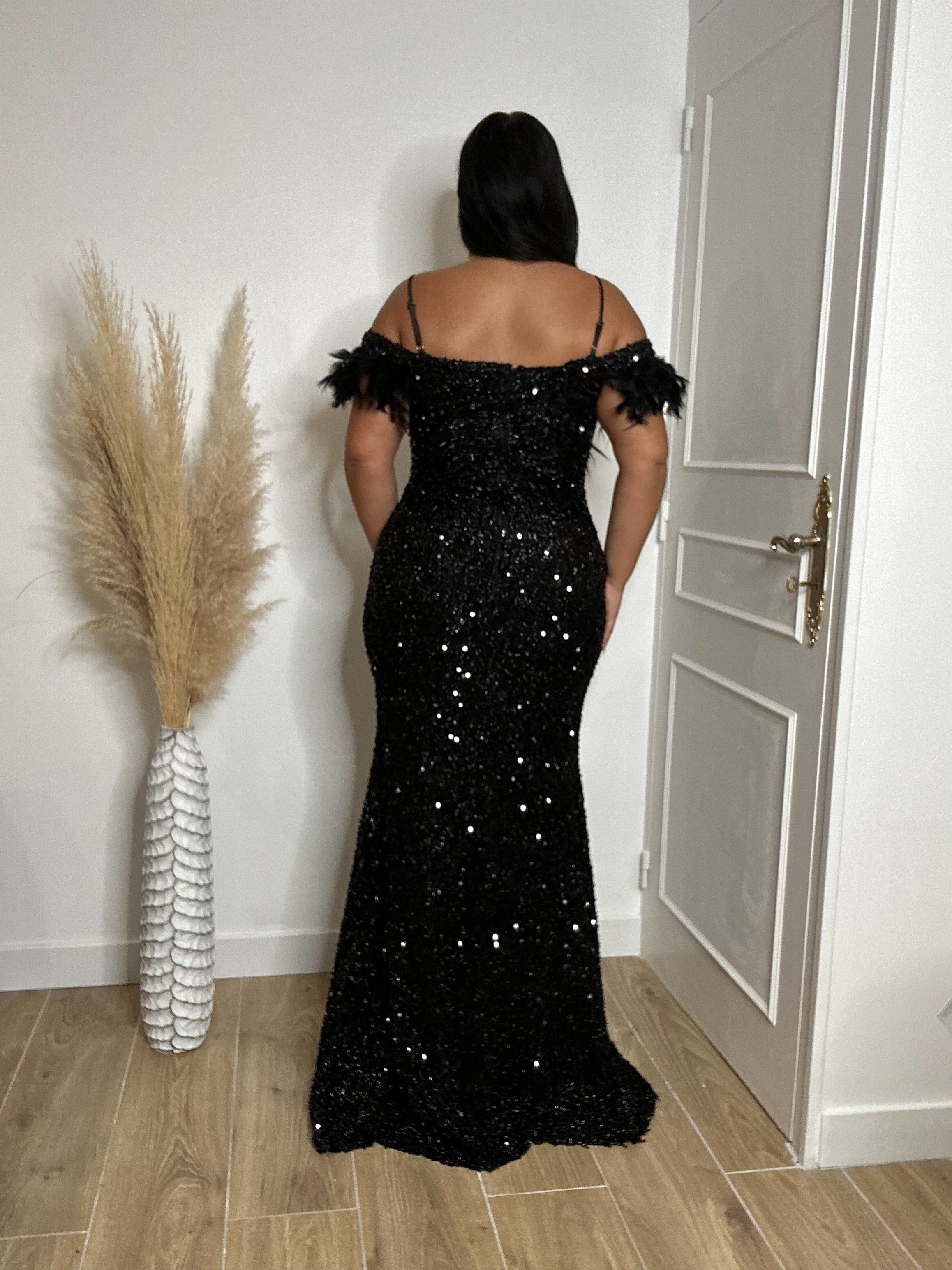 Robe de soirée 23506 Noir