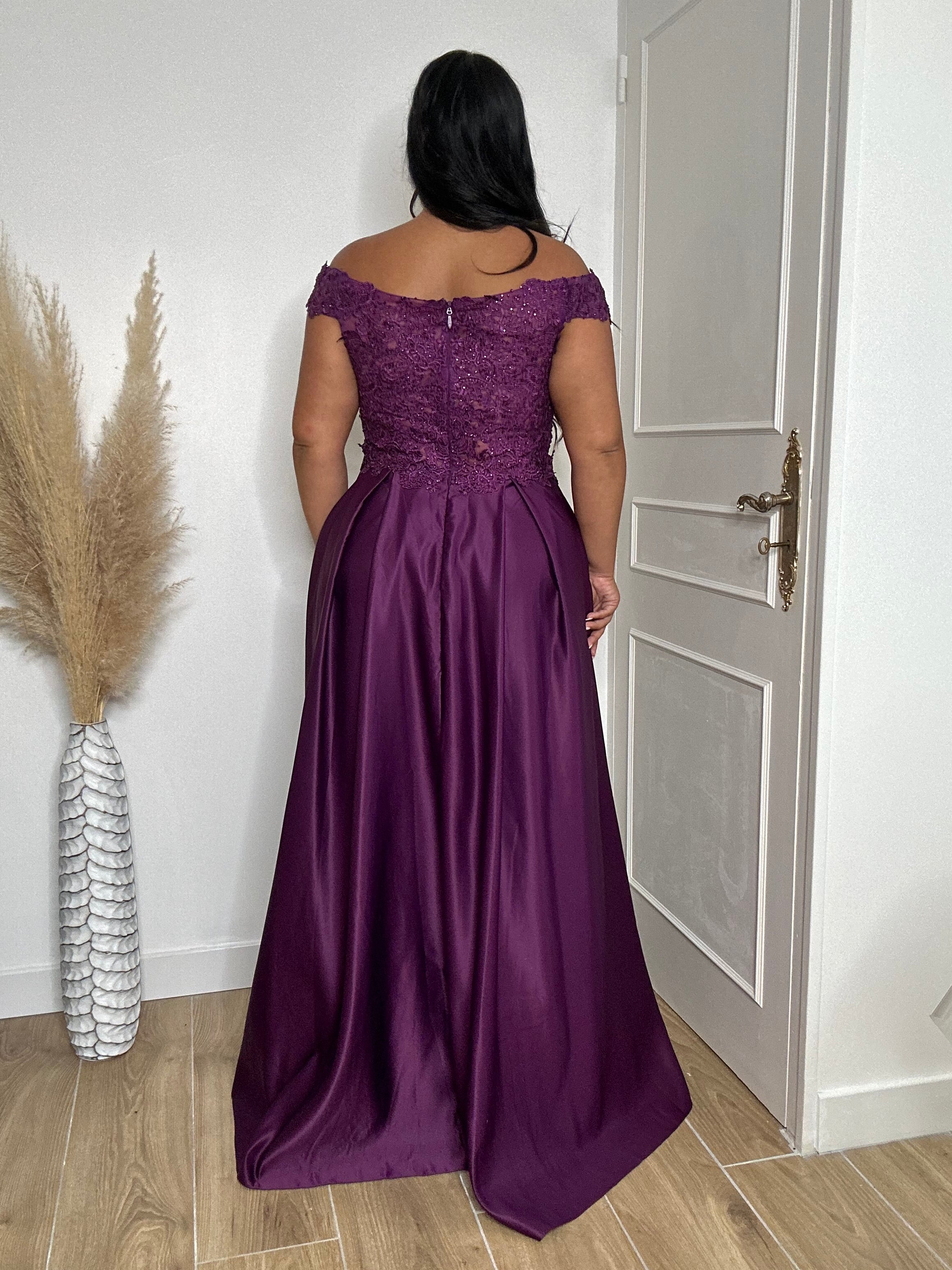 Robe de soirée 9259 violine