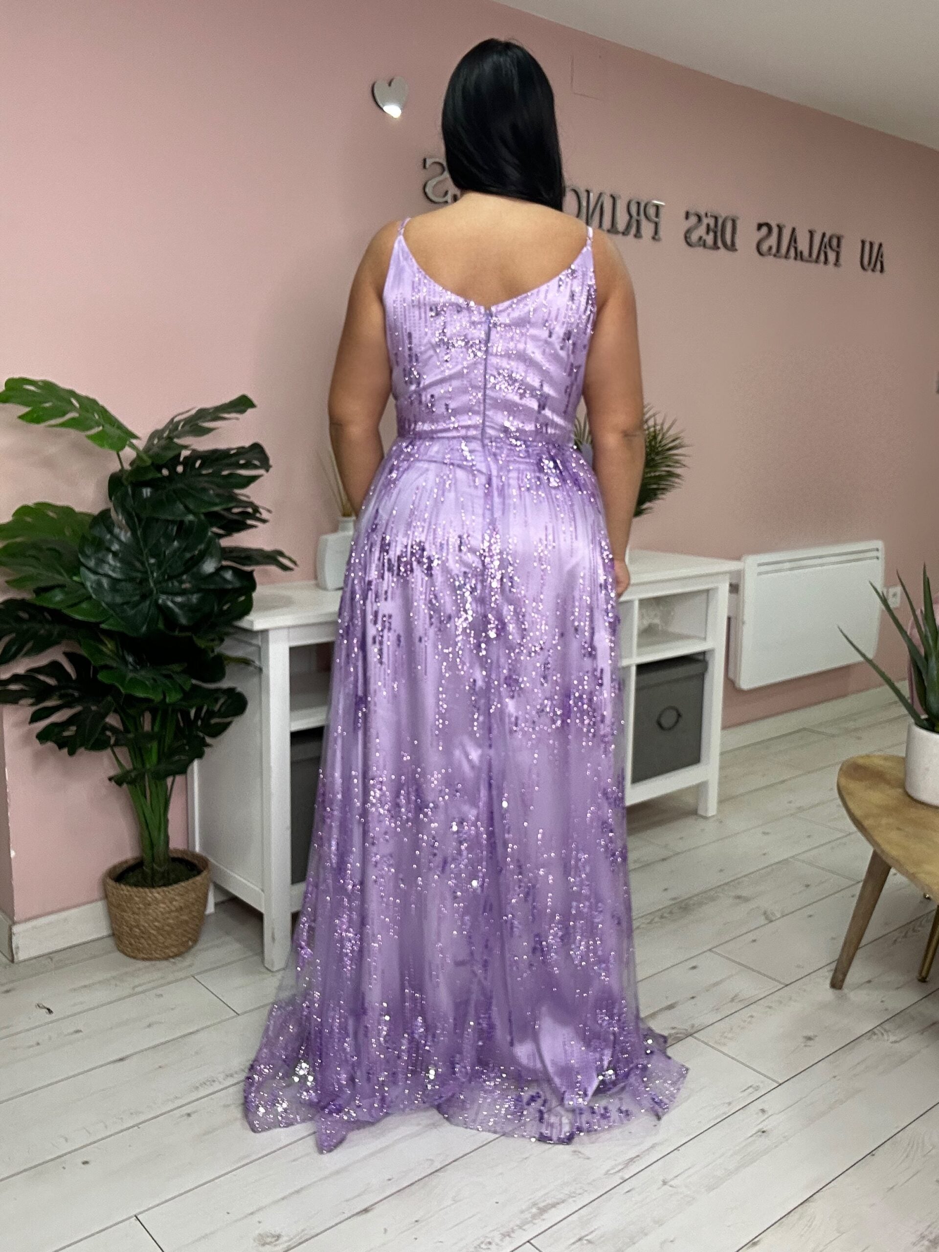 Robe de soirée 512109 violet