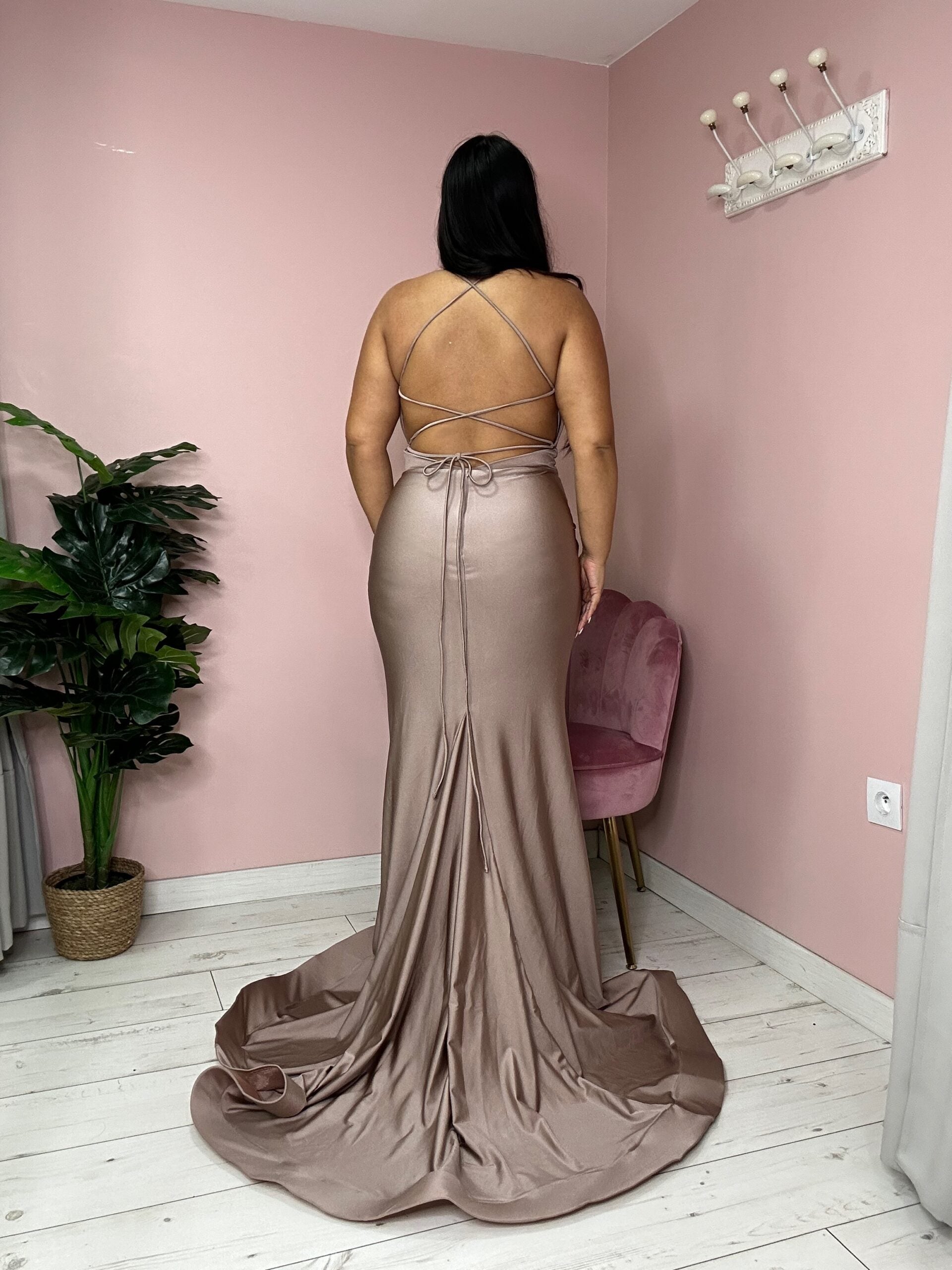 Robe de soirée 819001 beige