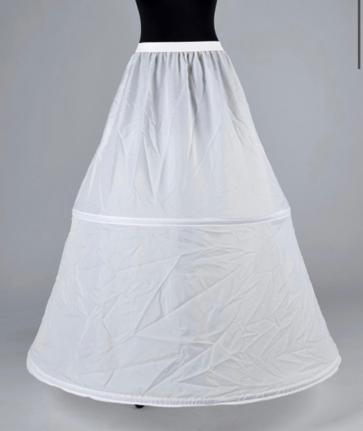 Jupon Crinoline Pour Robe - Taille élastique 50-95 Cm - Longueur 55 Cm - Ajoute Du Volume Sous Robes De Mariée, Soirée, Cosplay